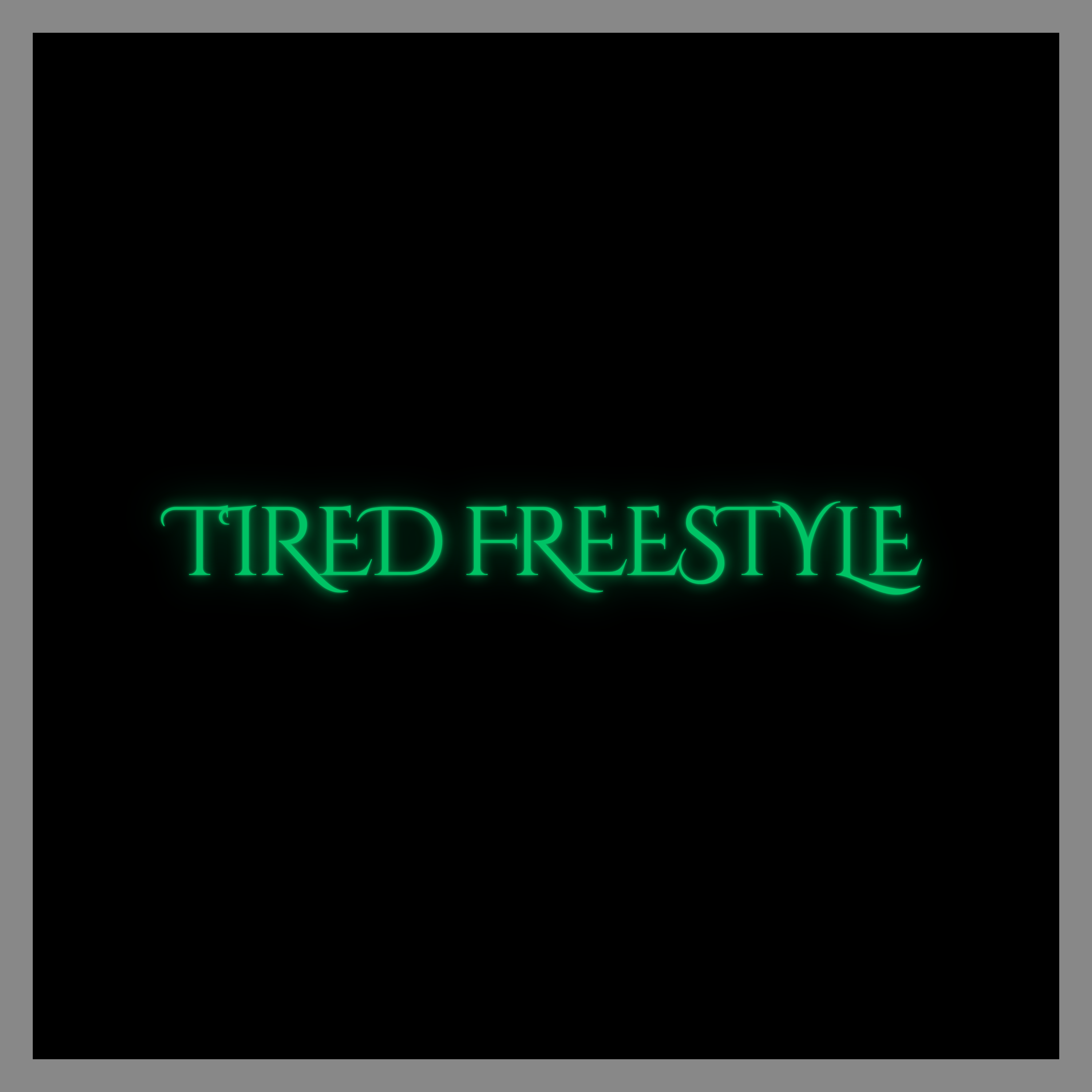 Tired freestyle (nightcore) artwork