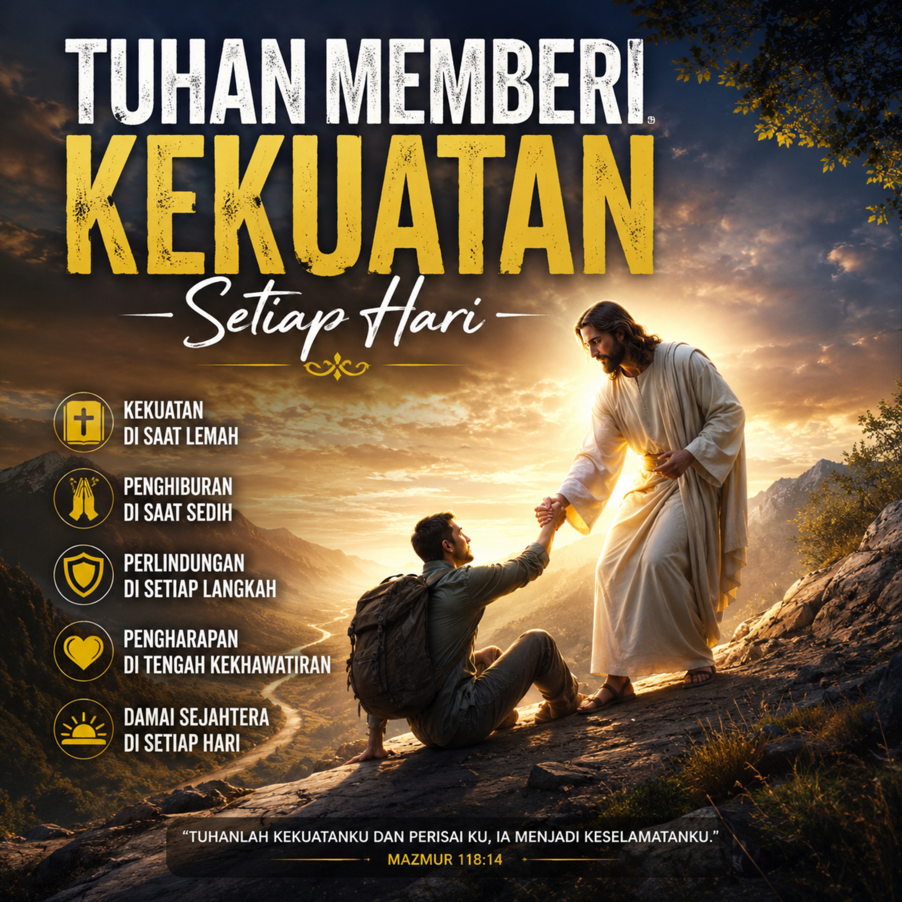Tuhan Memberi Kekuatan Setiap Hari by PUJI WORSHIP cover art