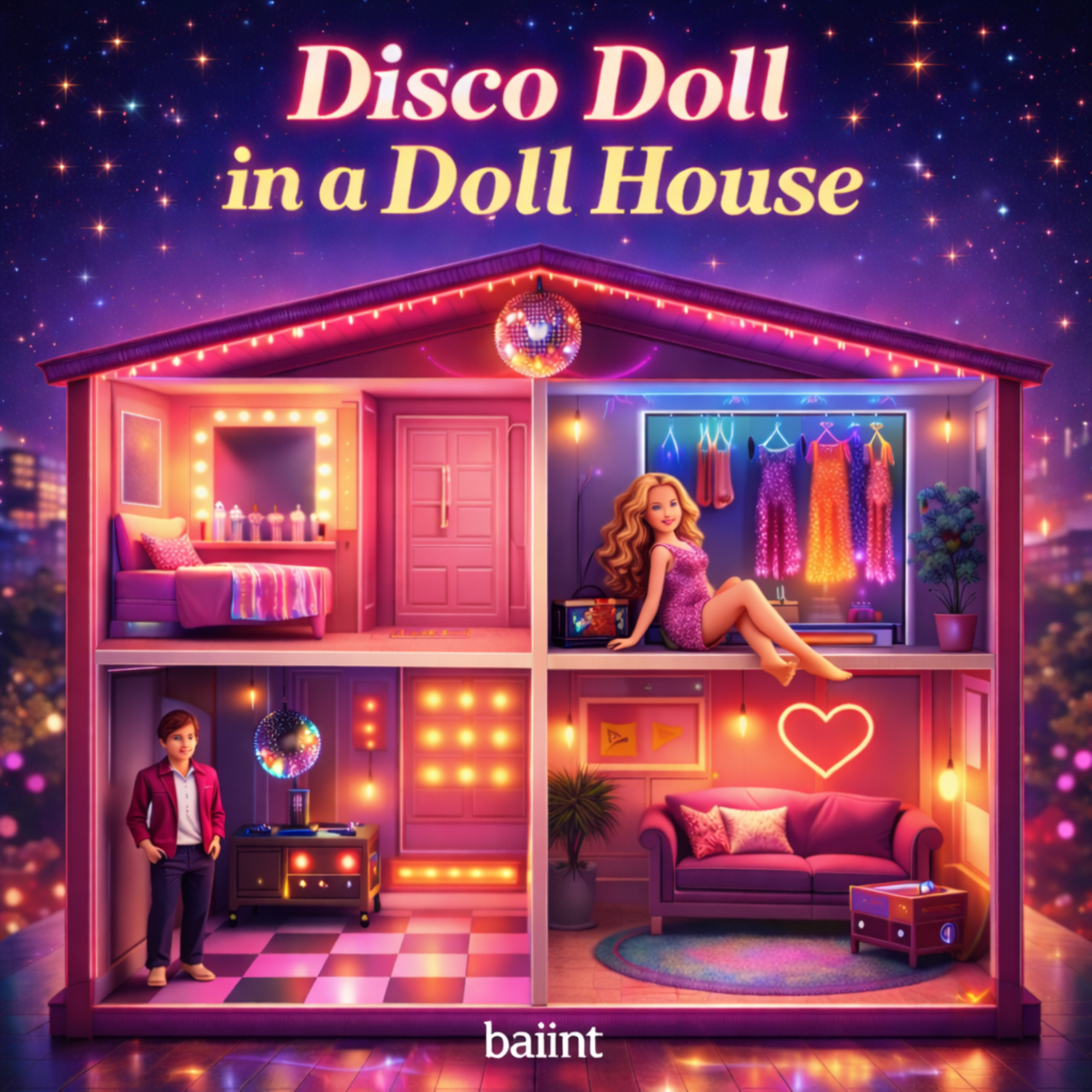 Disco Doll in a Doll House artwork