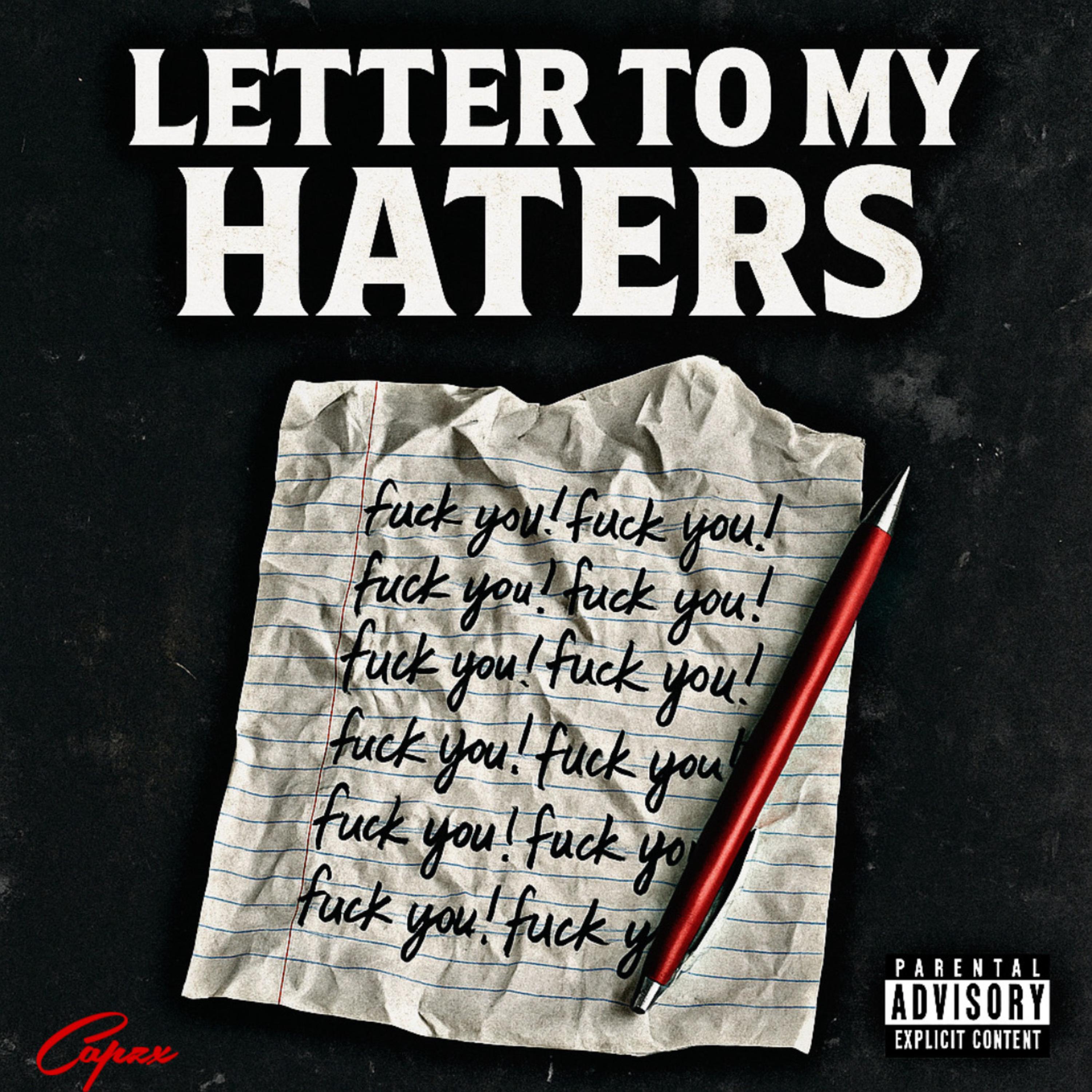Letter To My Haters artwork