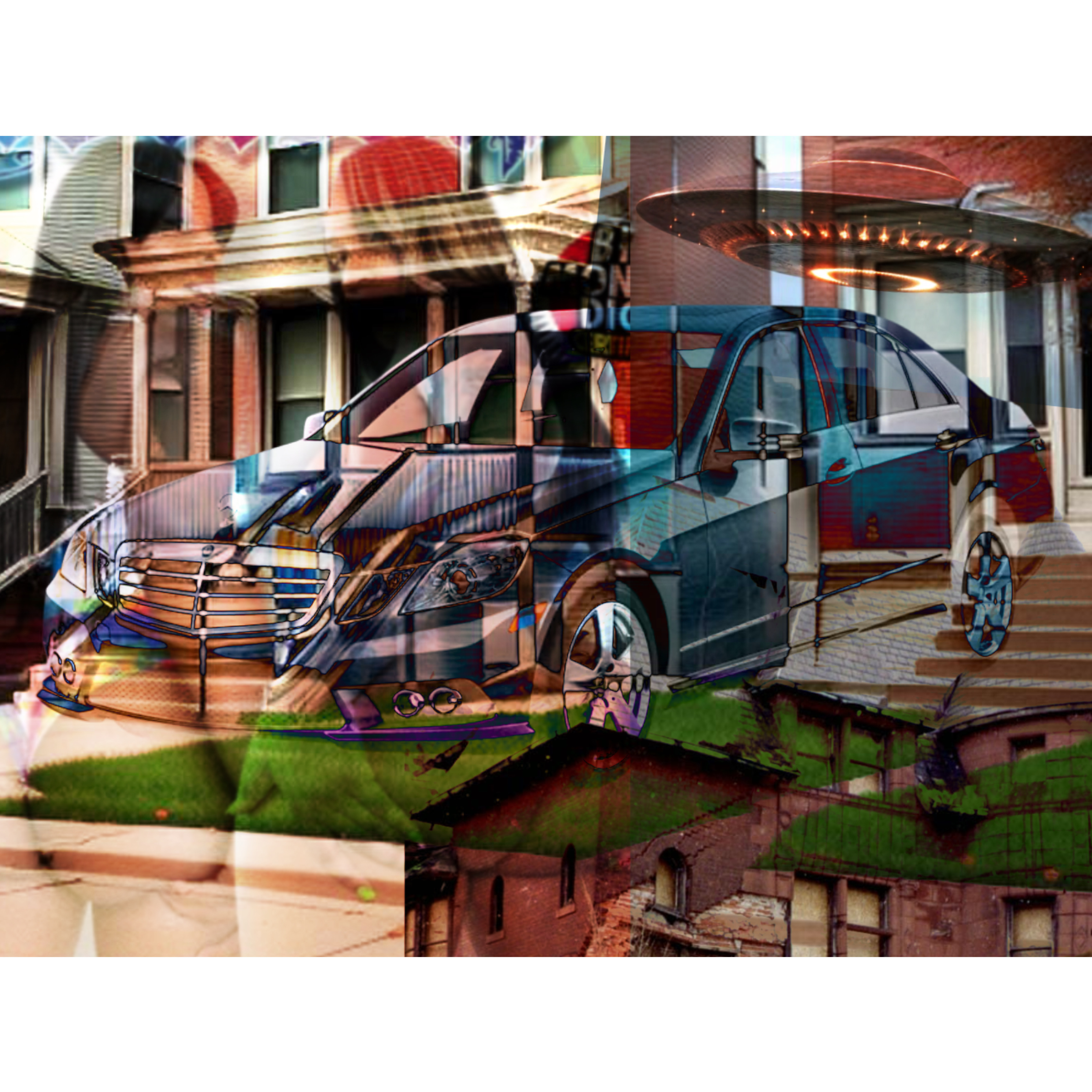 Benz Broke Down In Detroit artwork