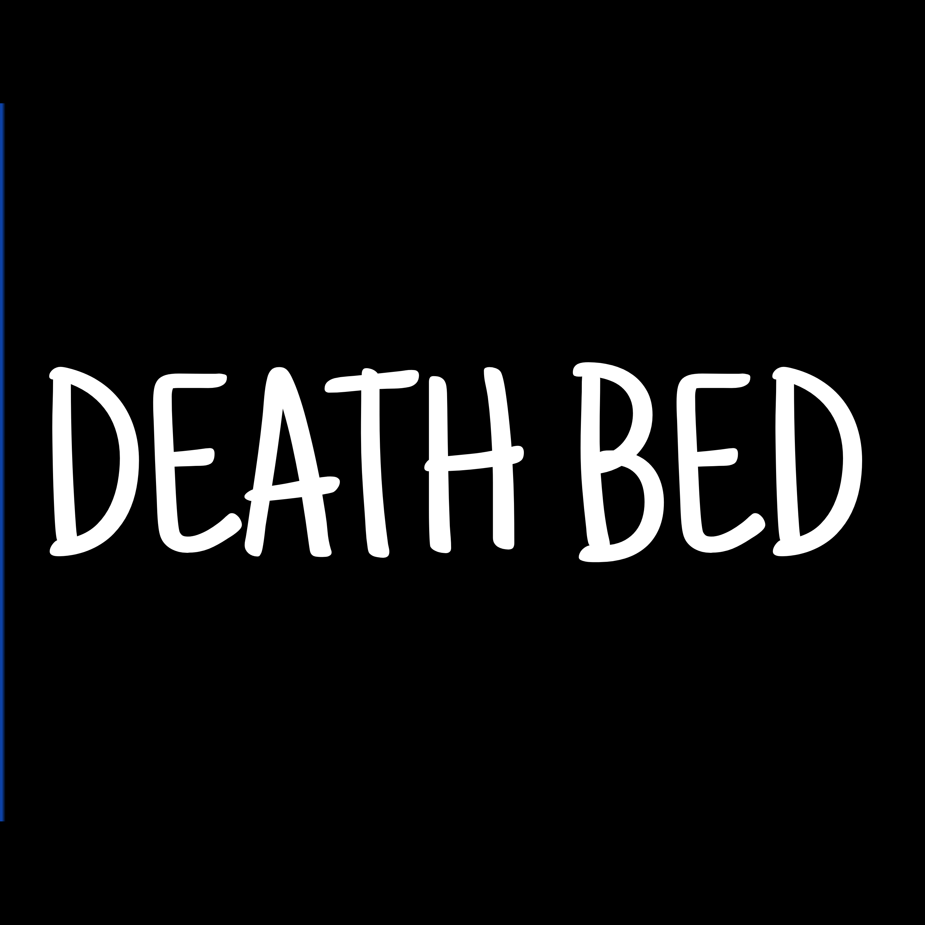 death bed artwork