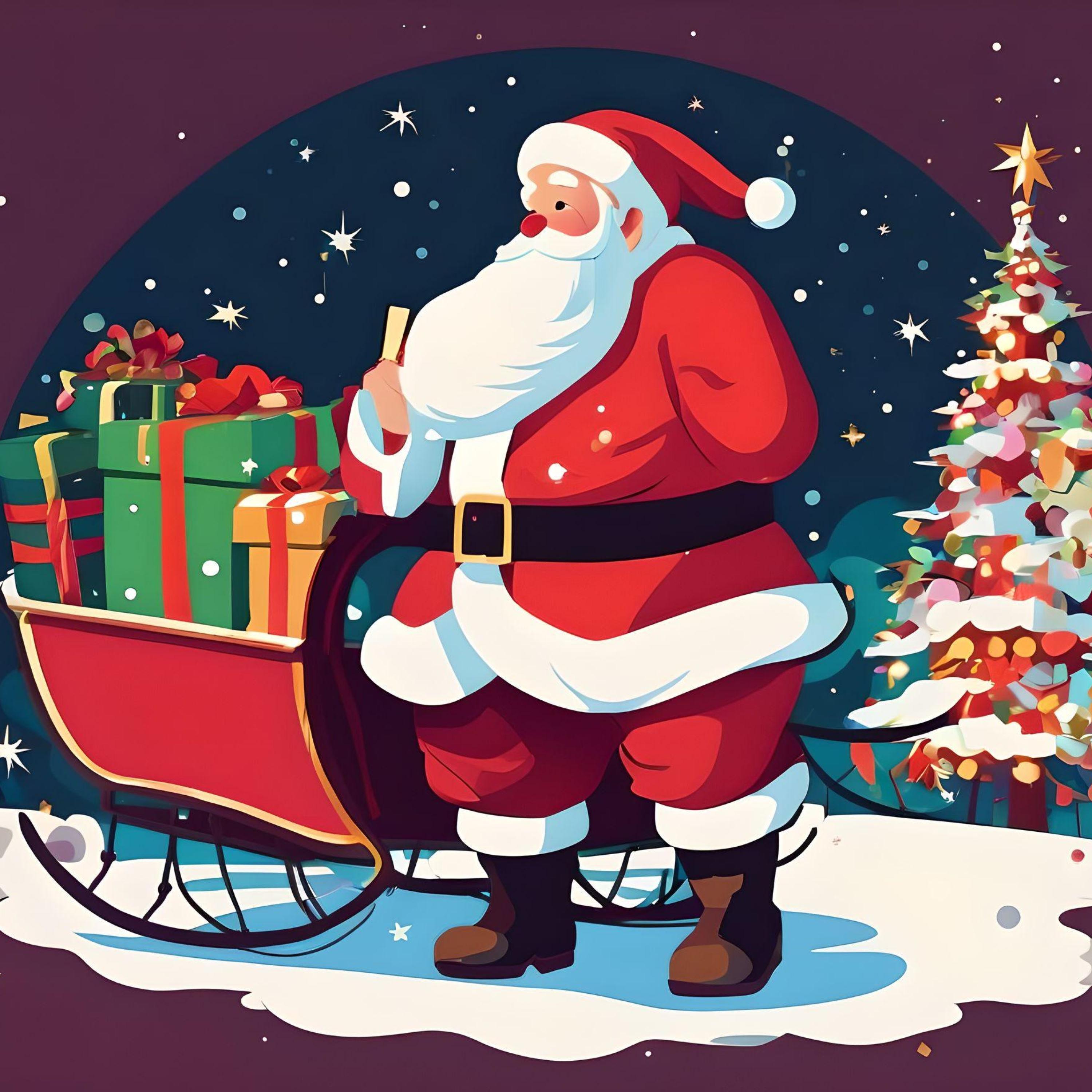 A Hallmark Christmas artwork