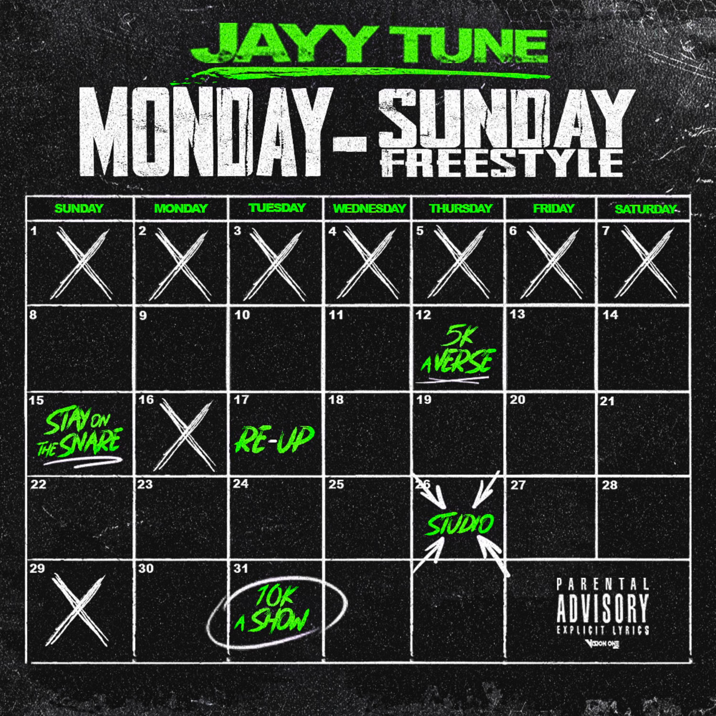 Monday To Sunday (Freestyle) artwork