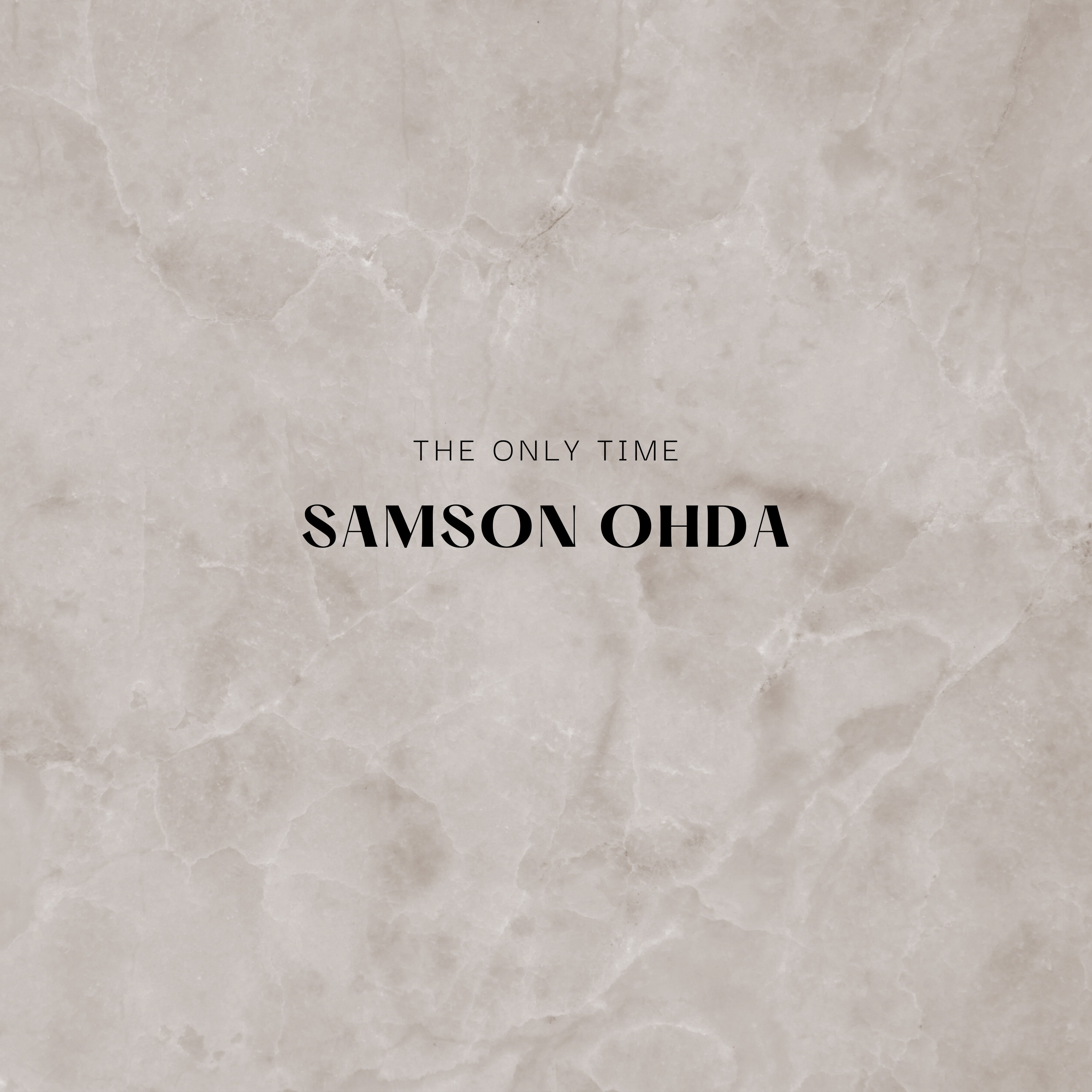 The Only Time artwork