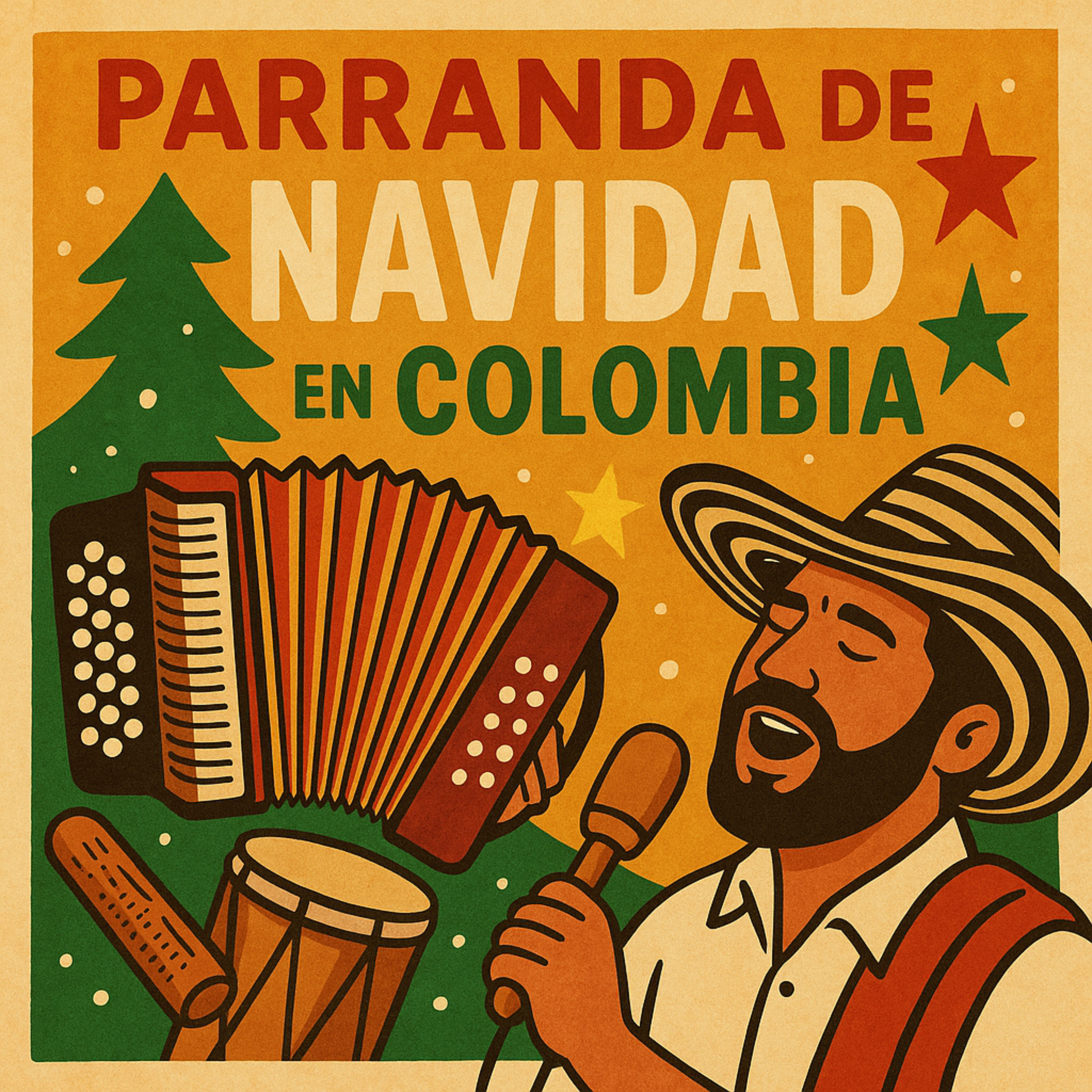 Parranda de Navidad en Colombia artwork