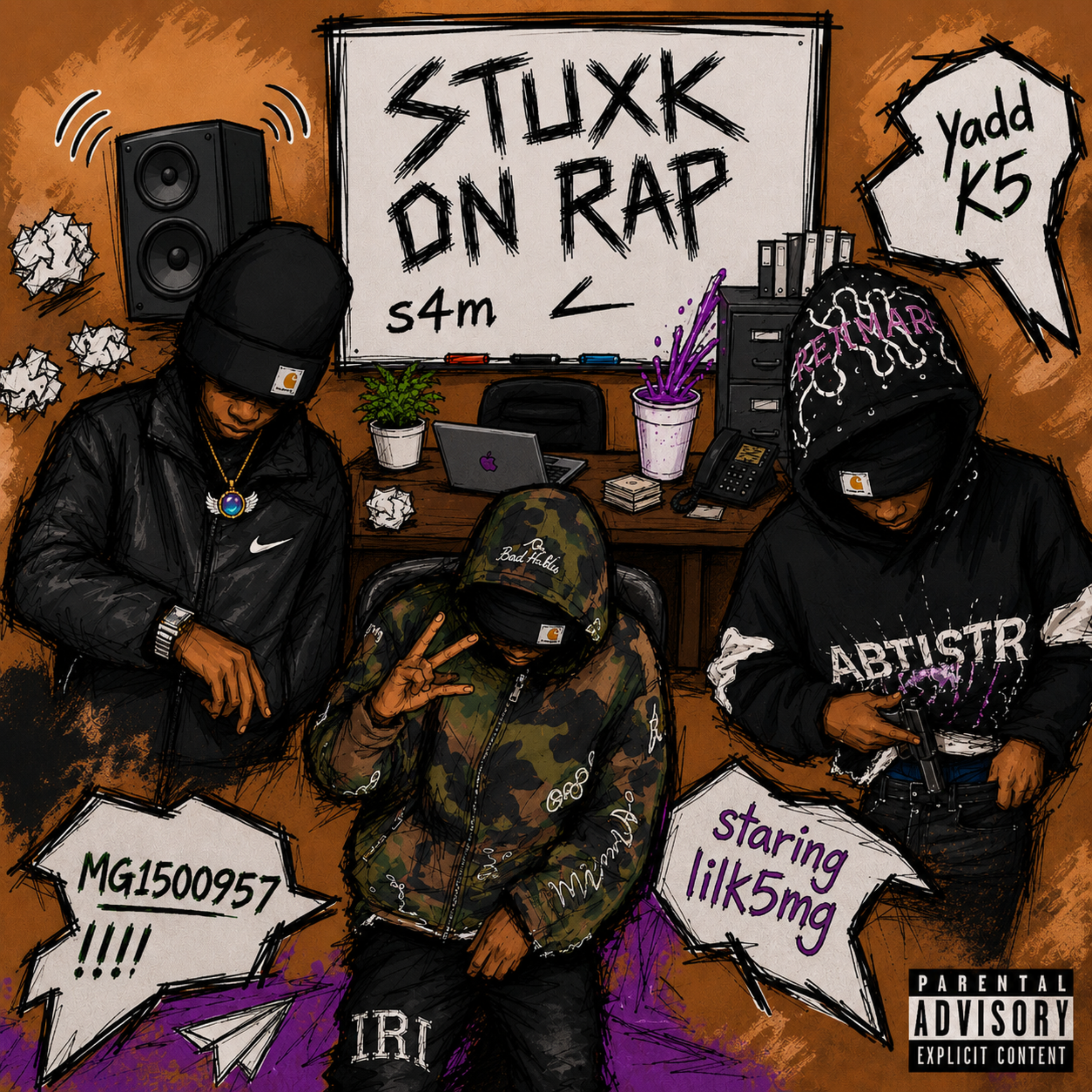 stuxk on rap by lilk5mg cover art