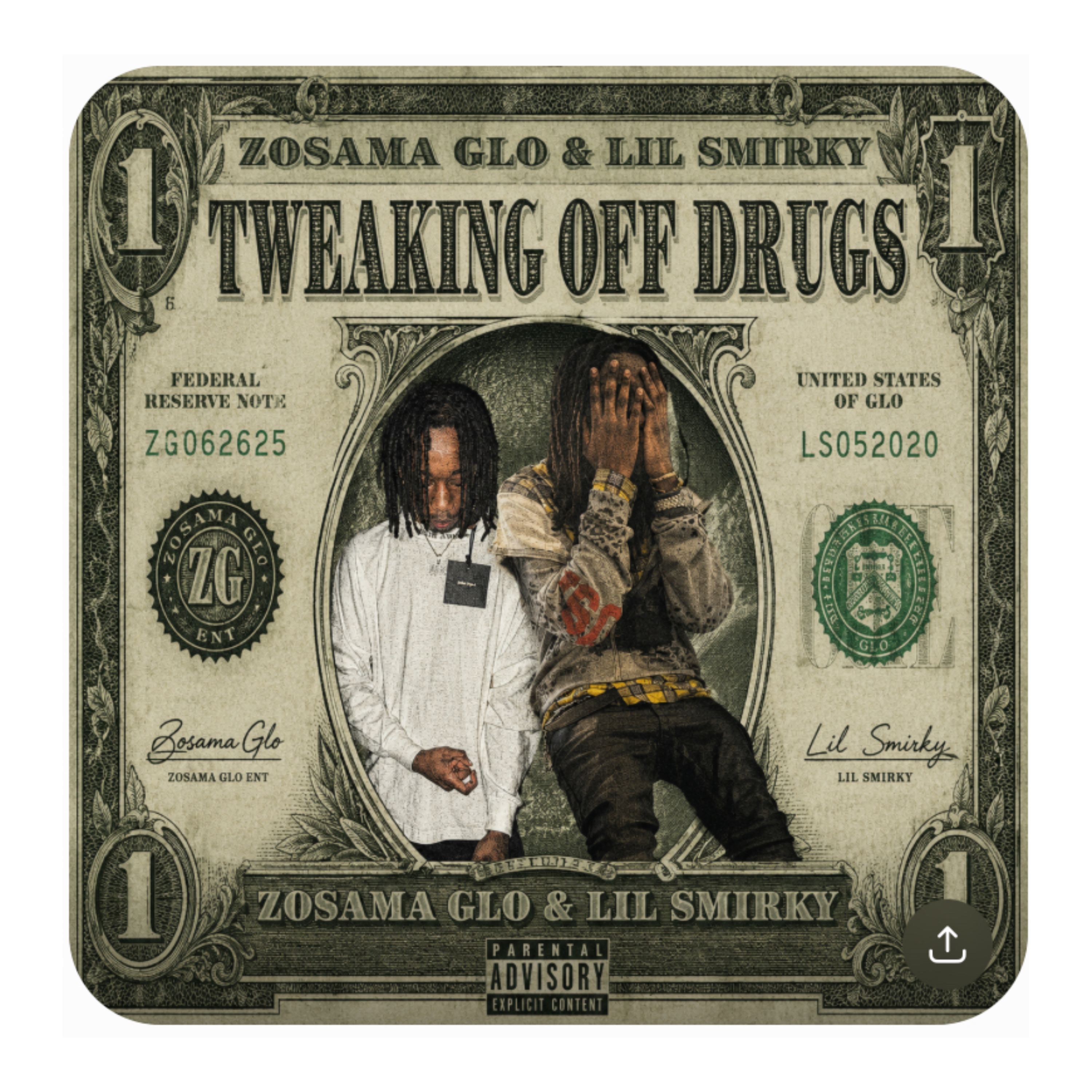 Tweaking Off Drugs by Zosama glo cover art
