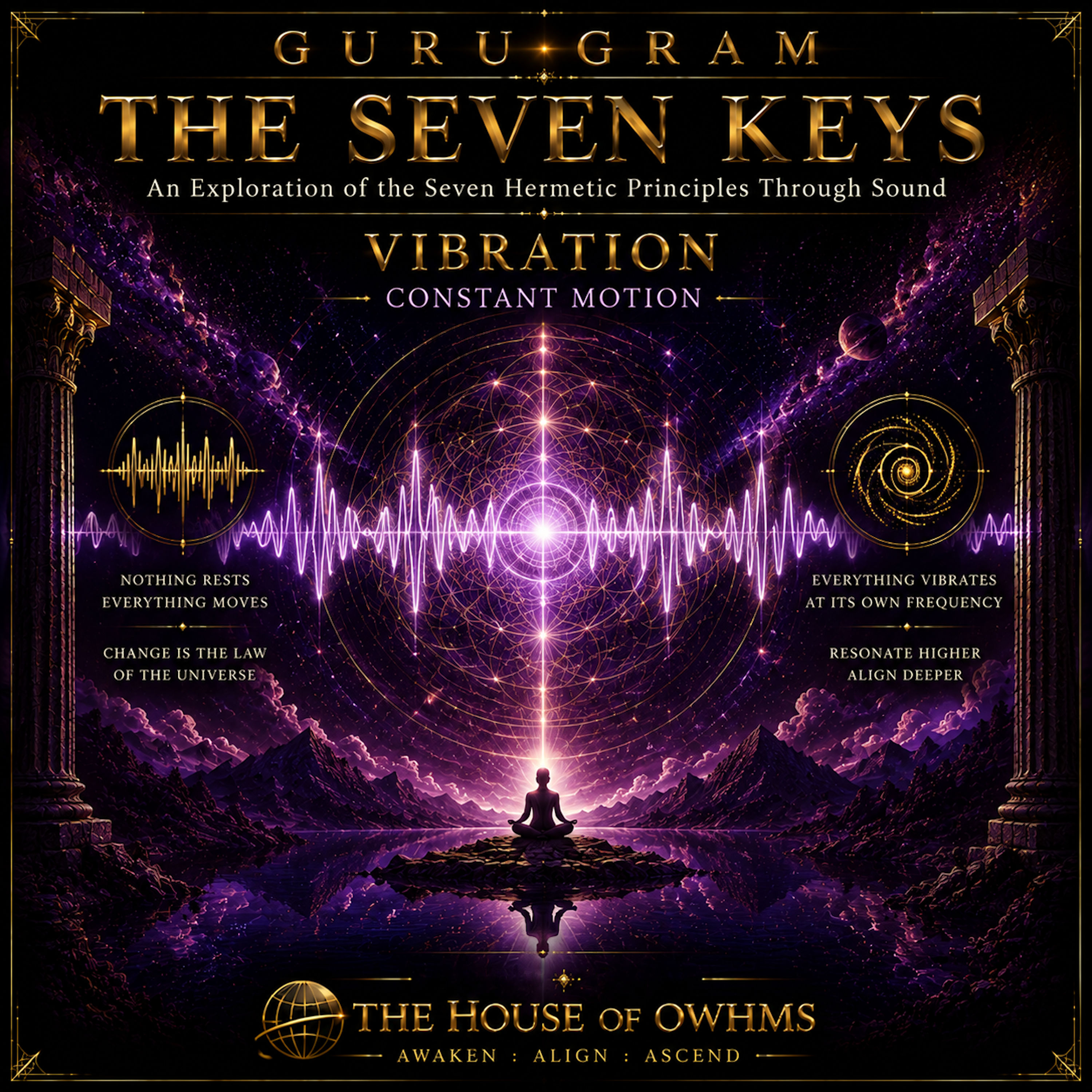 VIBRATION ~ Constant Motion ~ THE SEVEN KEYS by GURUGRAM cover art