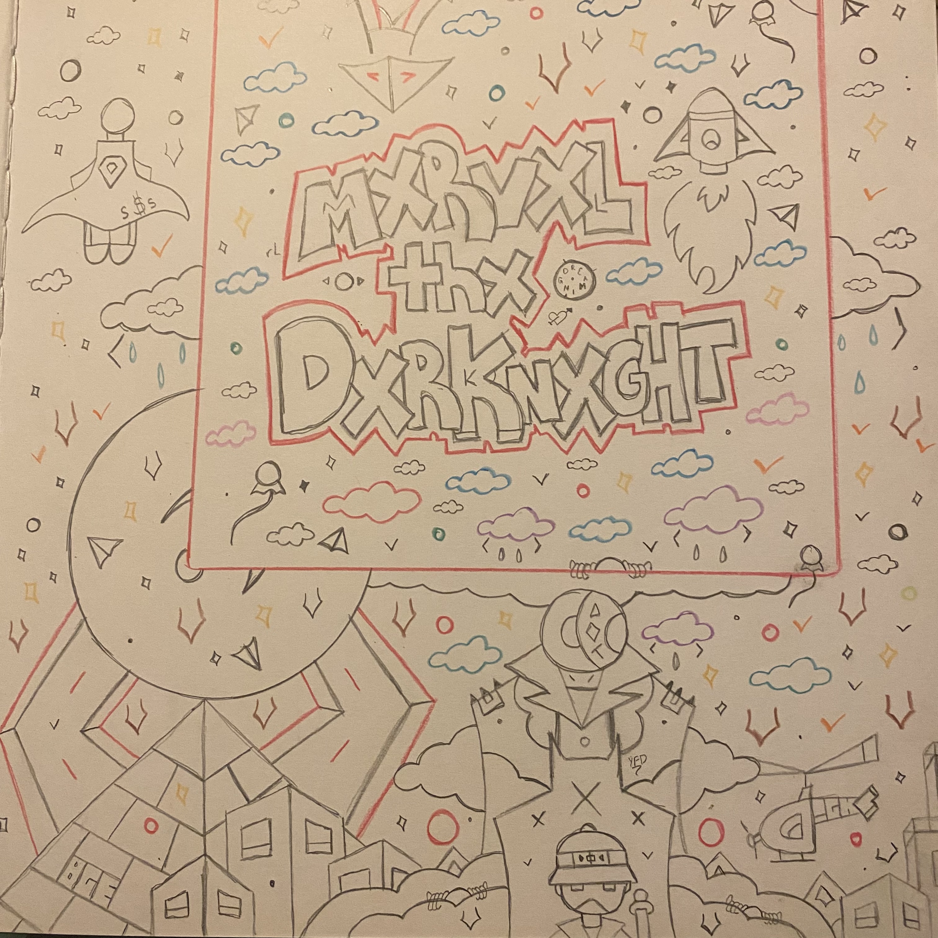 MXRVXL THX DXRKNIGHT artwork