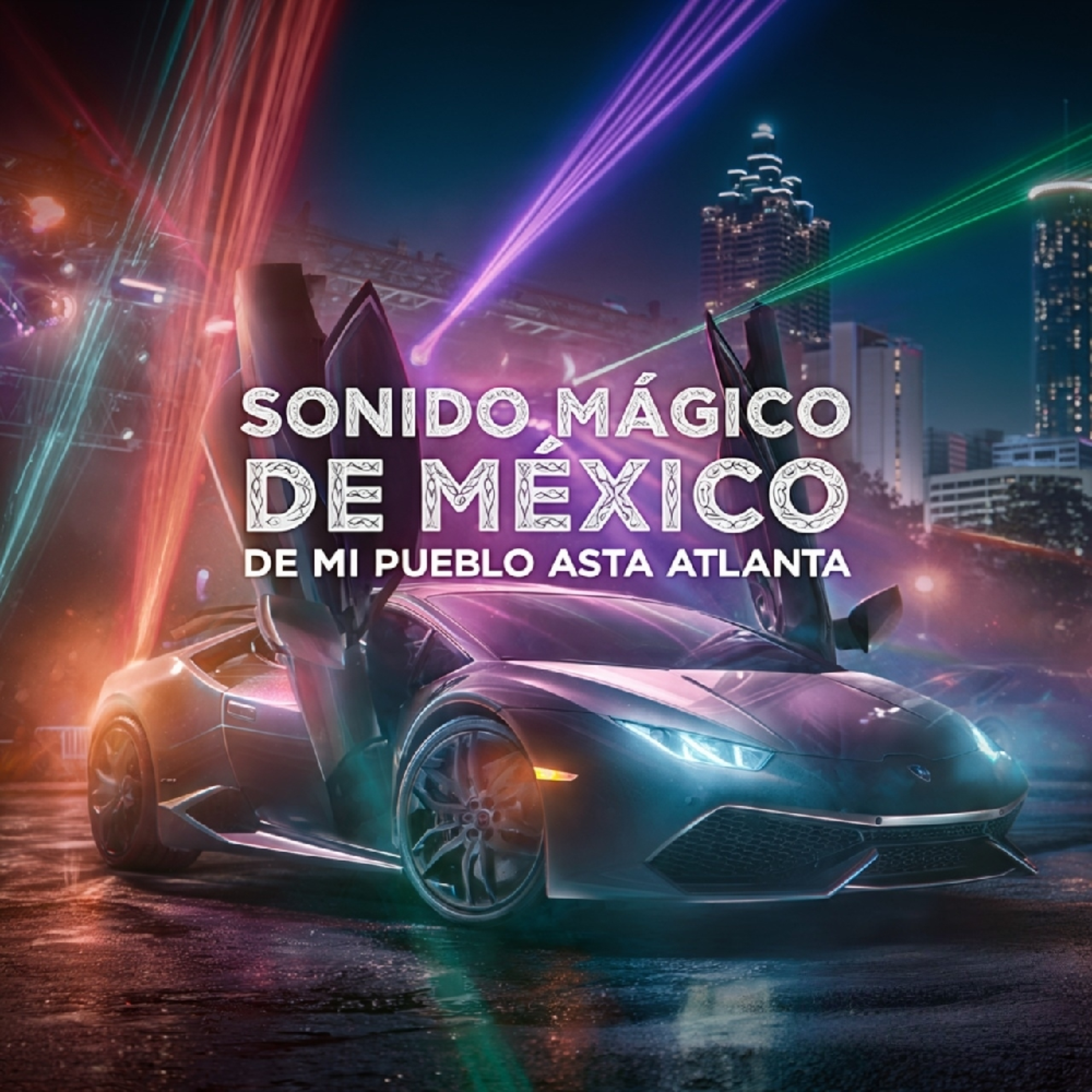 DE MI PUEBLO ASTA ATLANTA by sonido mágico de México cover art