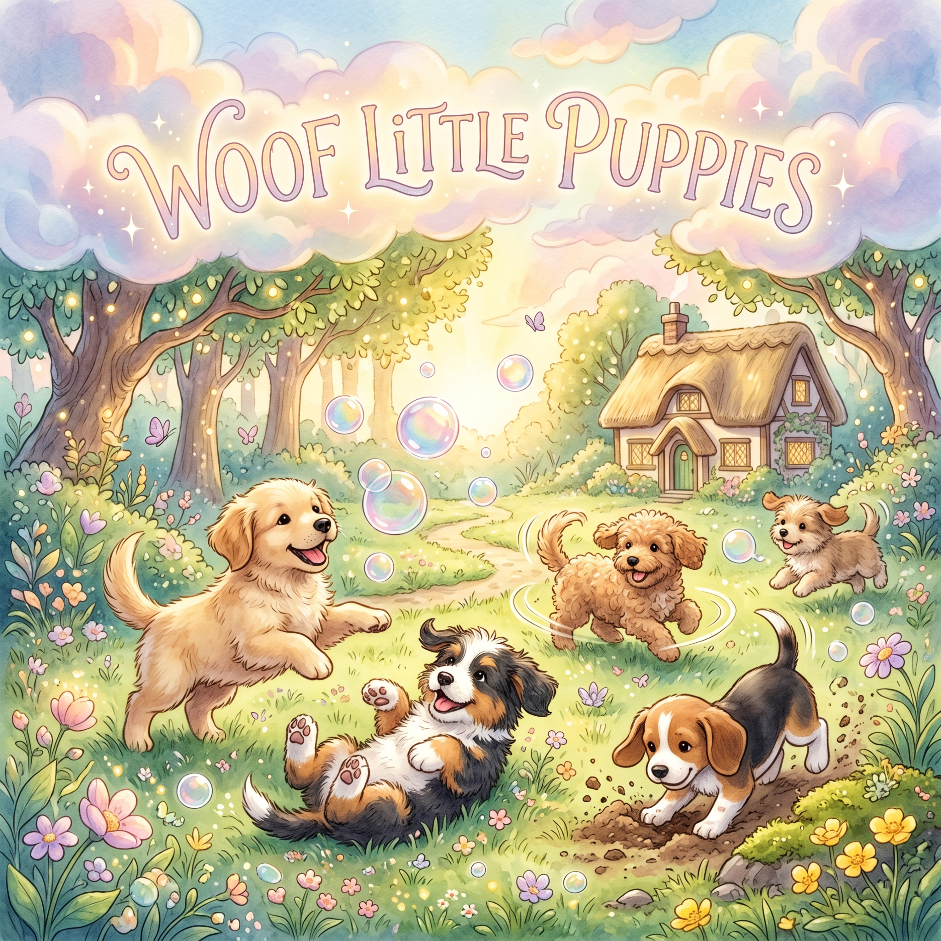 Woof Little Puppies artwork