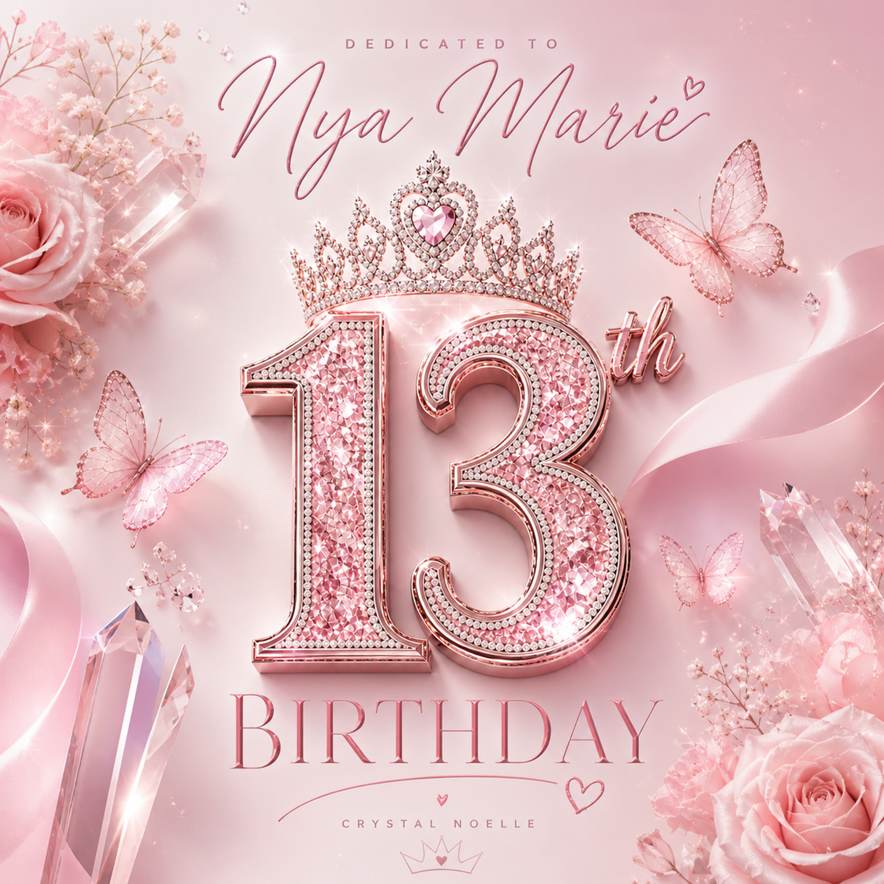 13th Birthday artwork