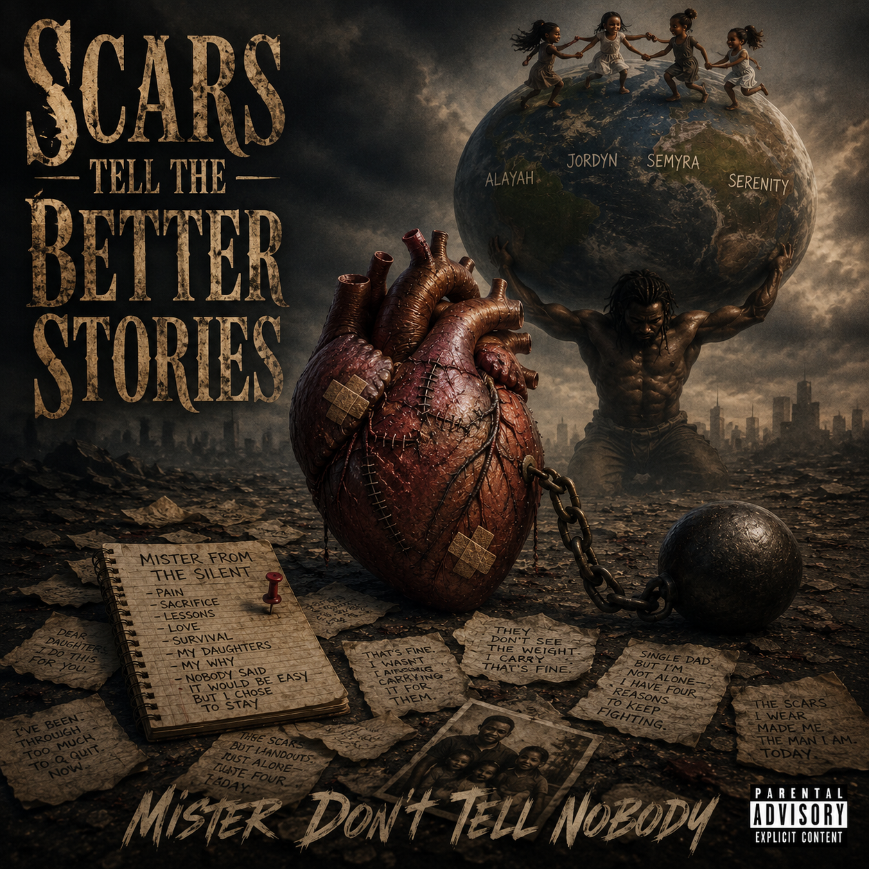 Scars Tell The Better Stories by Mister Dont Tell nobody cover art