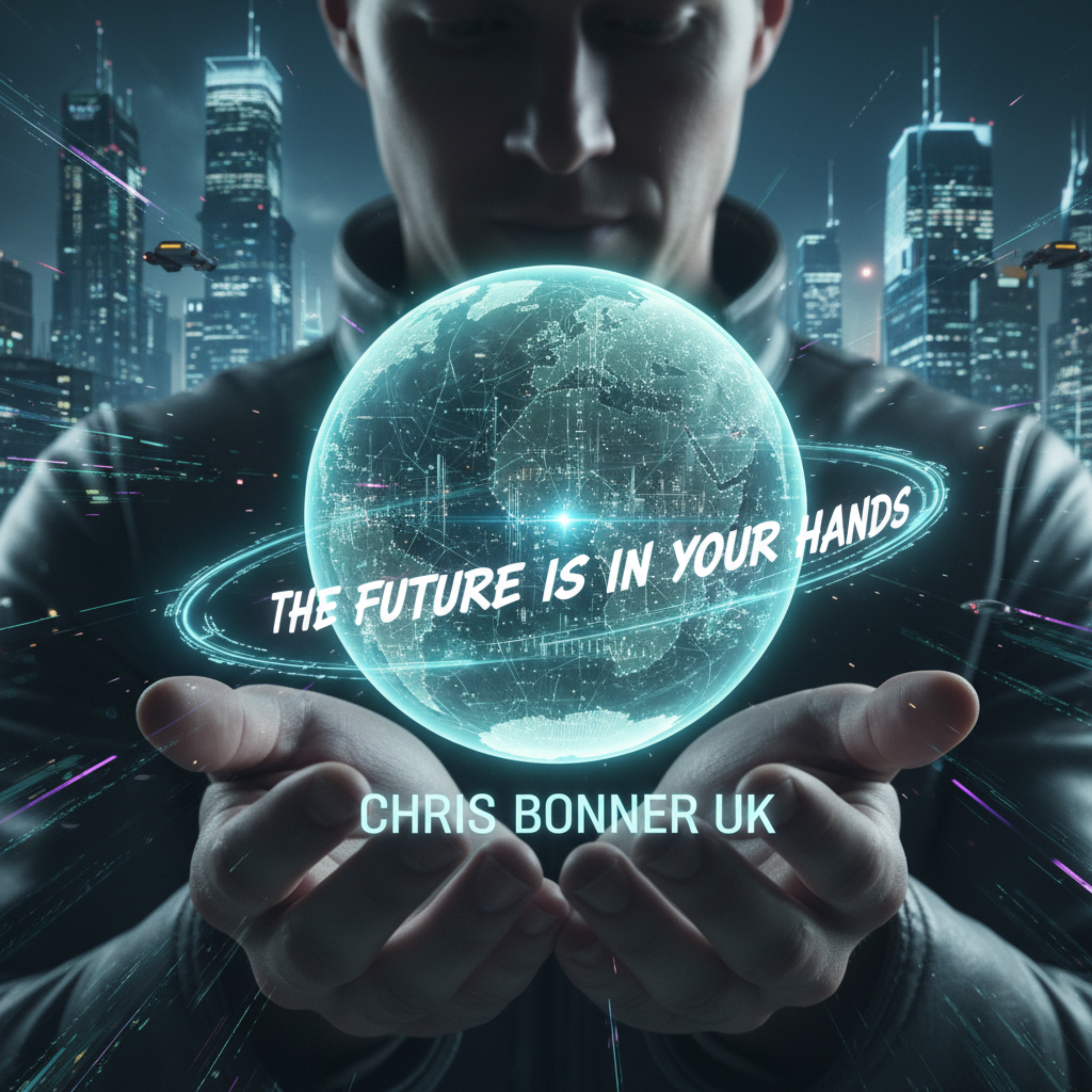 The Future Is In Your Hands by Chris Bonner UK cover art