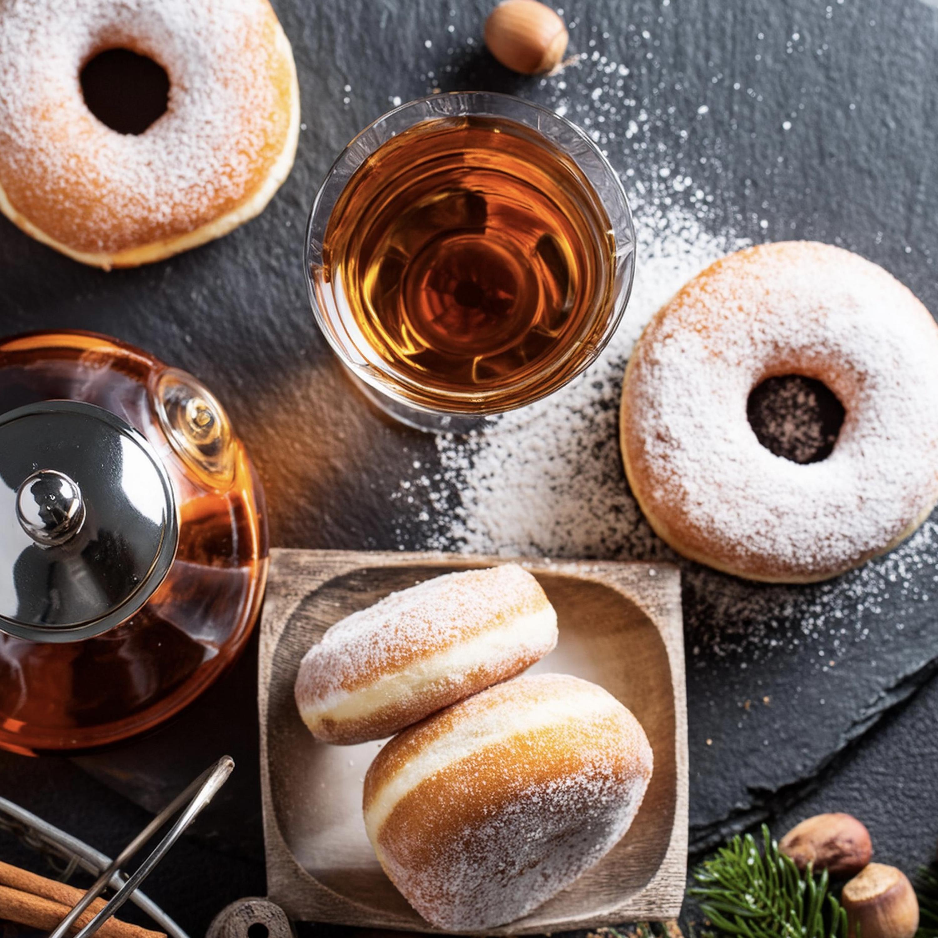 Powdered Donuts And Hennessy by Khaalid Anderson cover art
