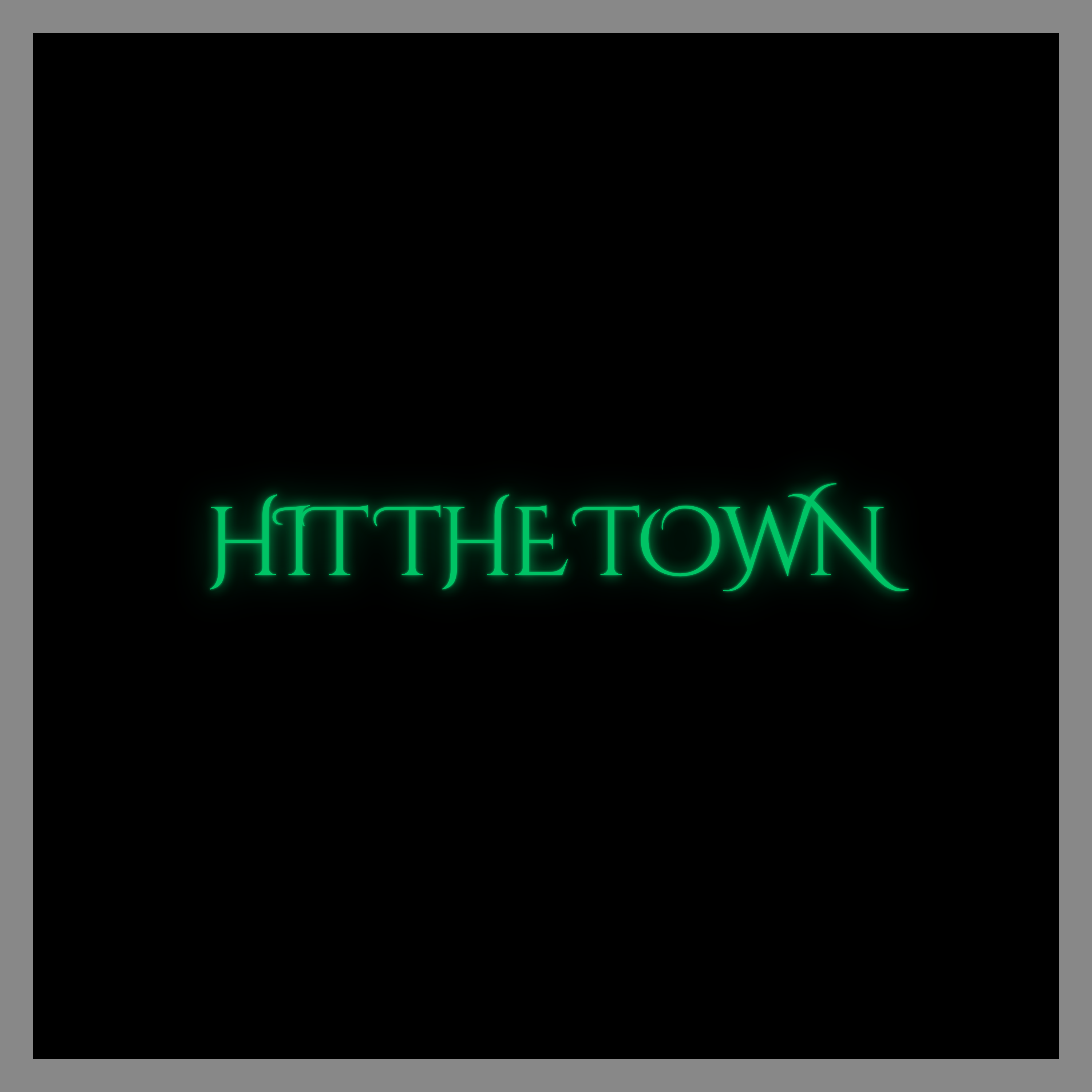Hit the town (nightcore) artwork
