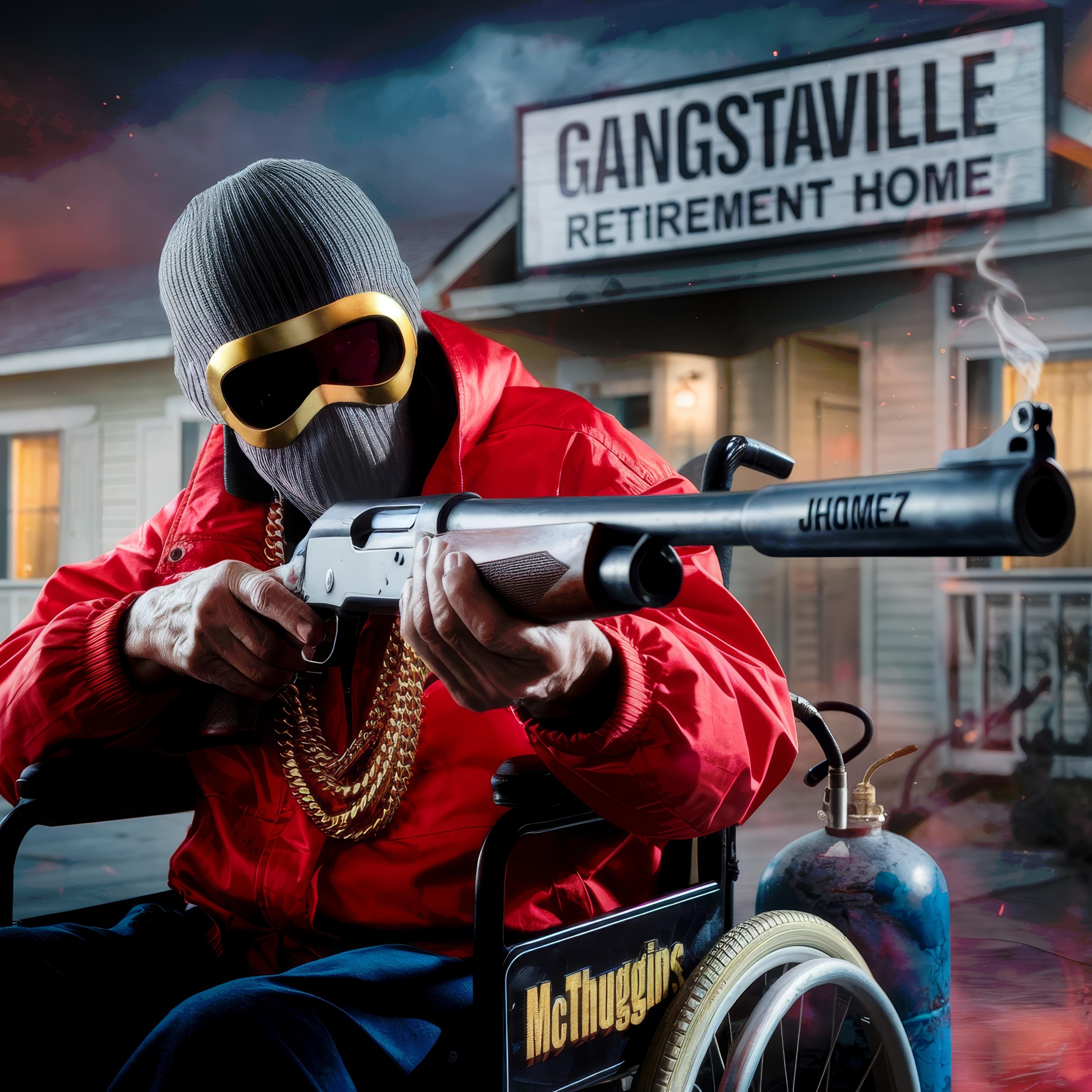 Gangstaville Retirement Home artwork