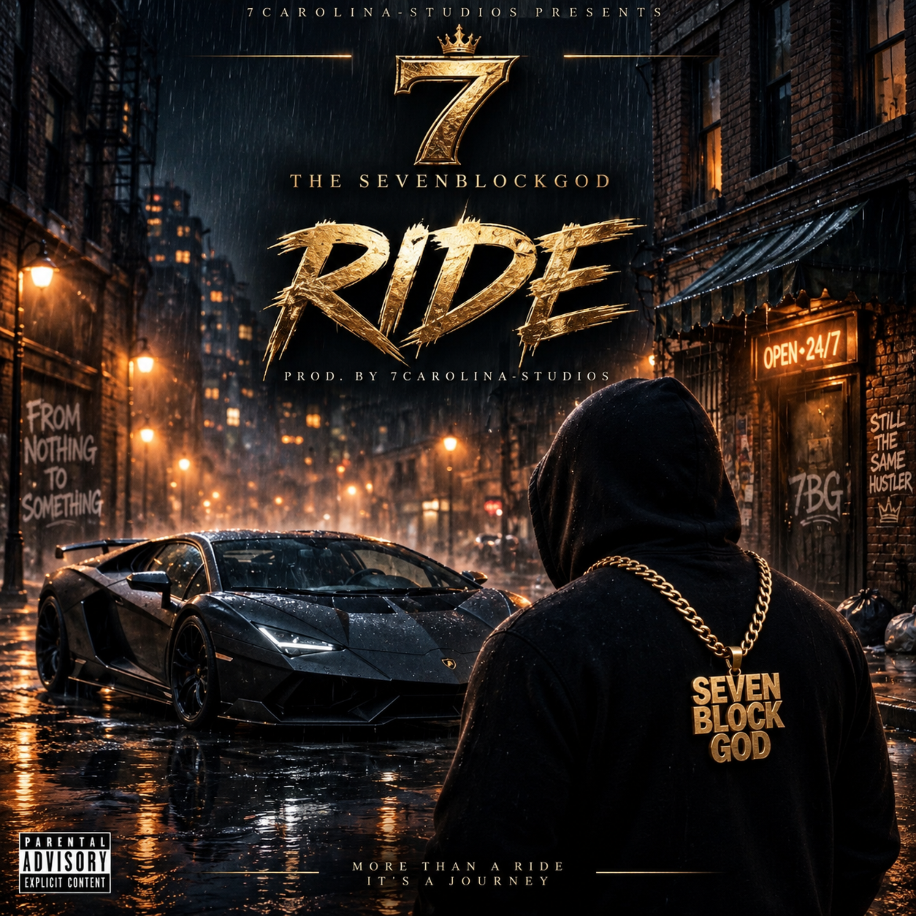 RIDE. by 7 THE SEVENBLOCKGOD cover art