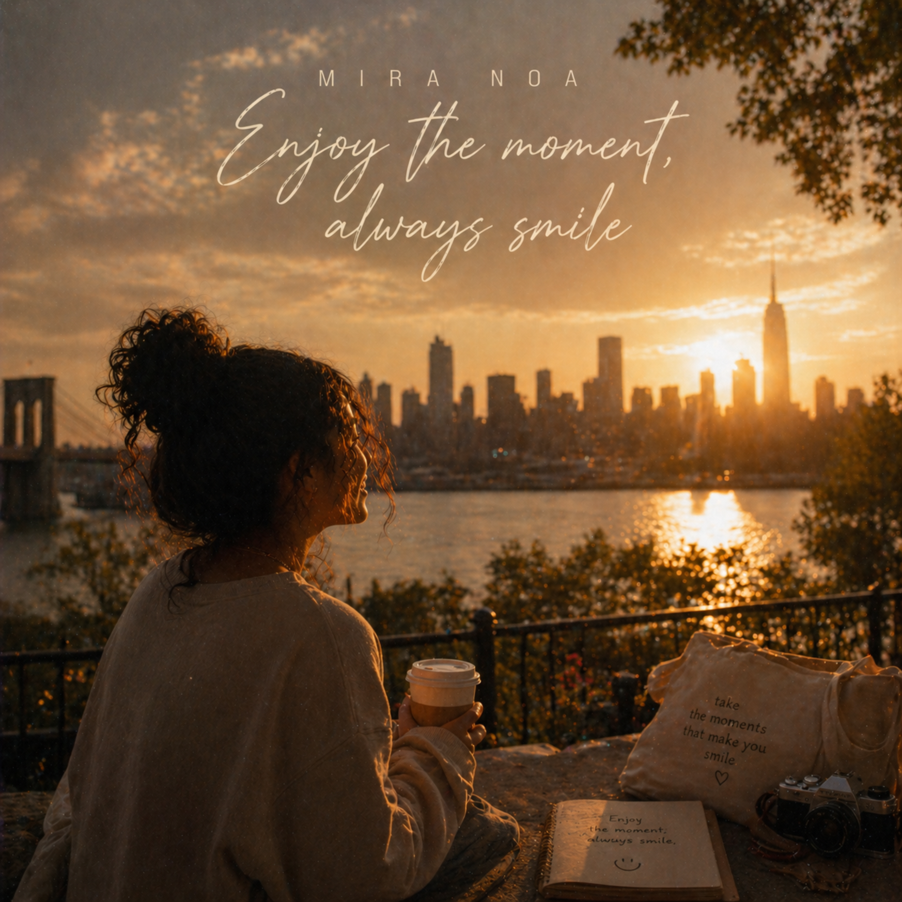 Enjoy the moment, always smile artwork
