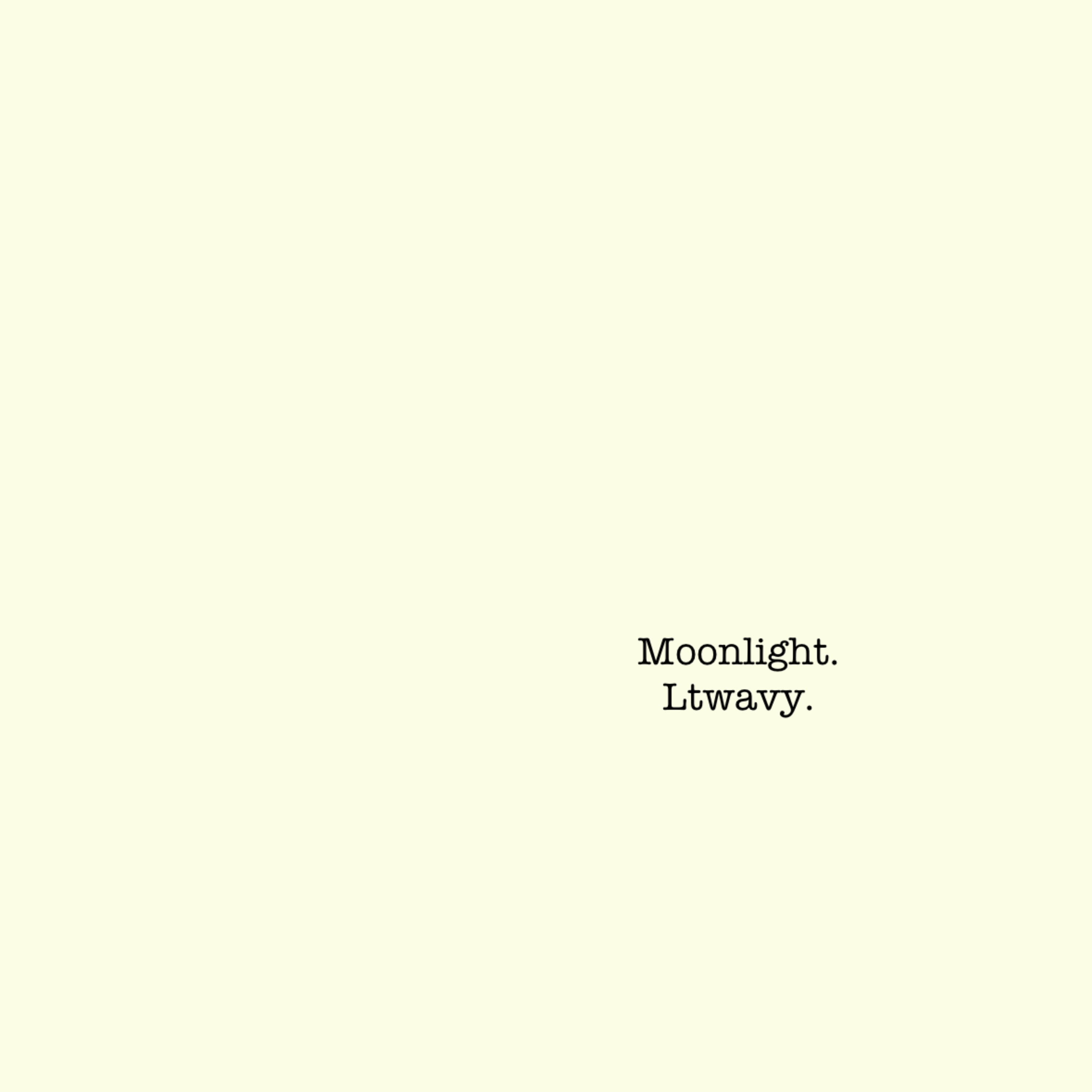 moonlight. artwork