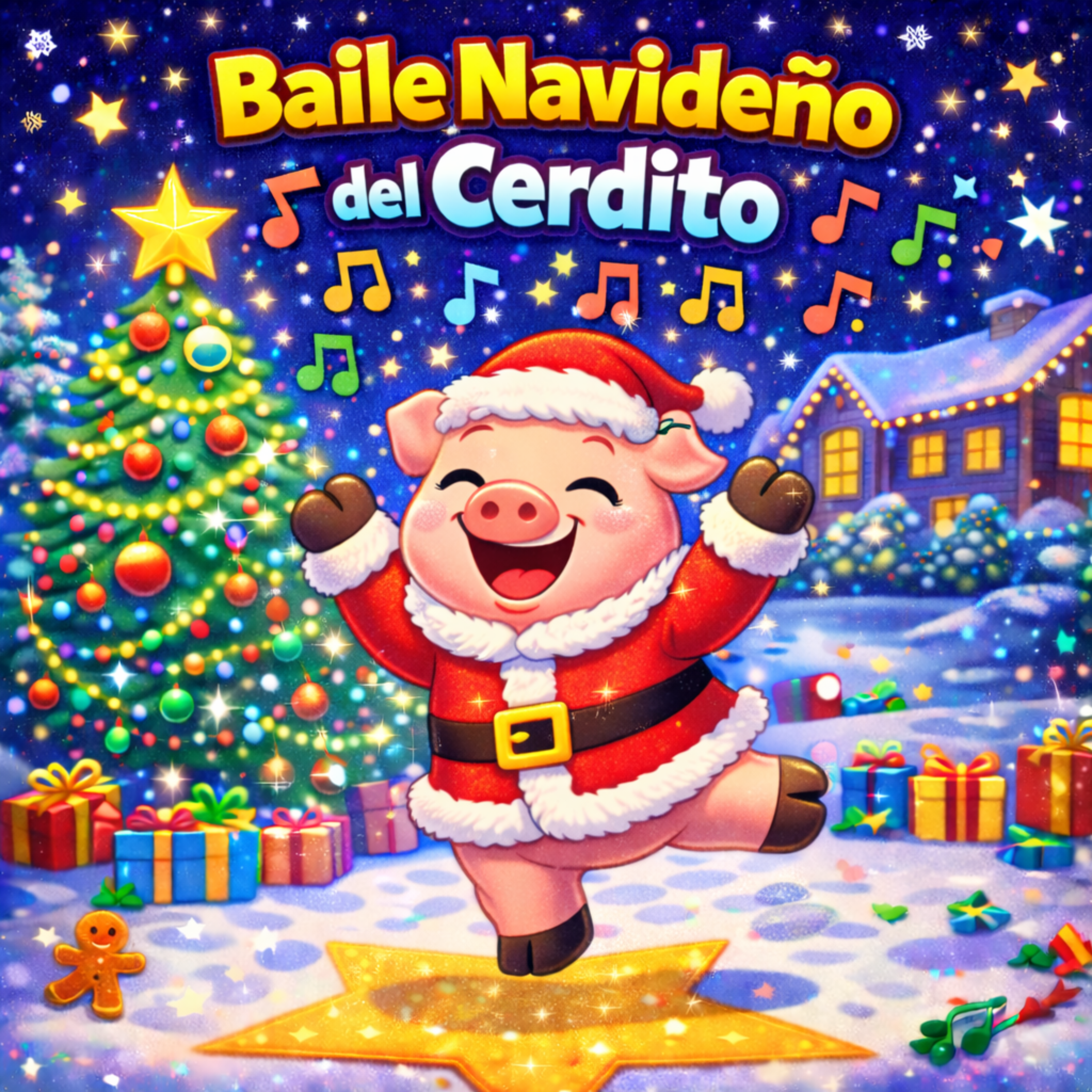 Baile Navideno Del Cerdito artwork