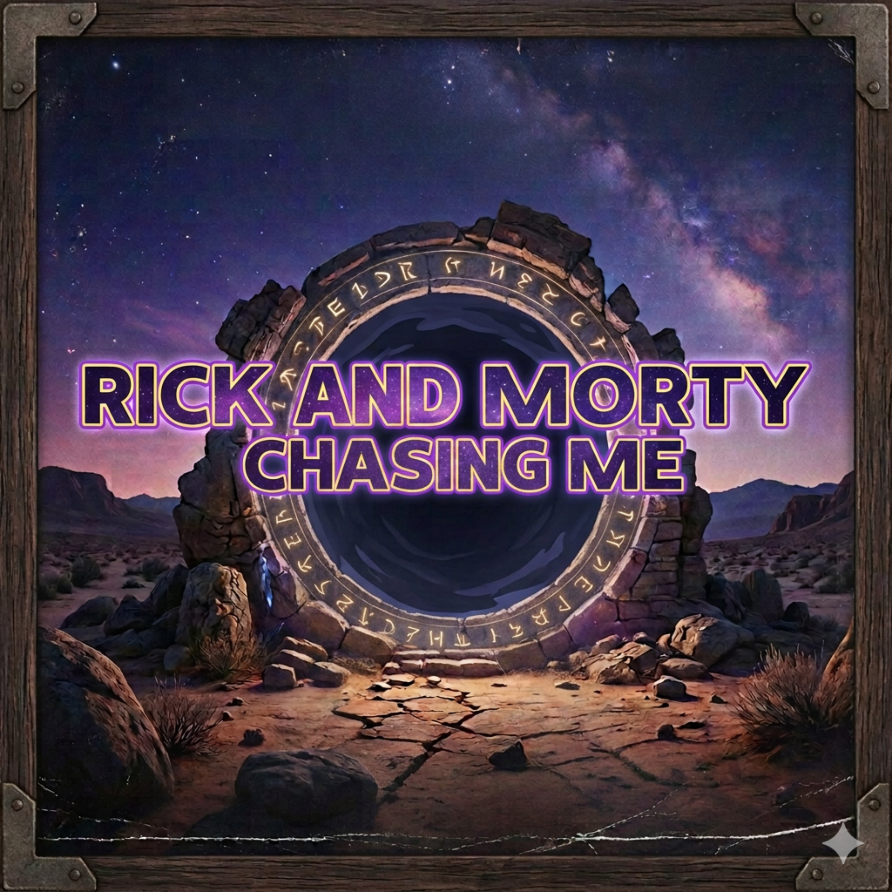 Rick And Morty Chasing Me artwork