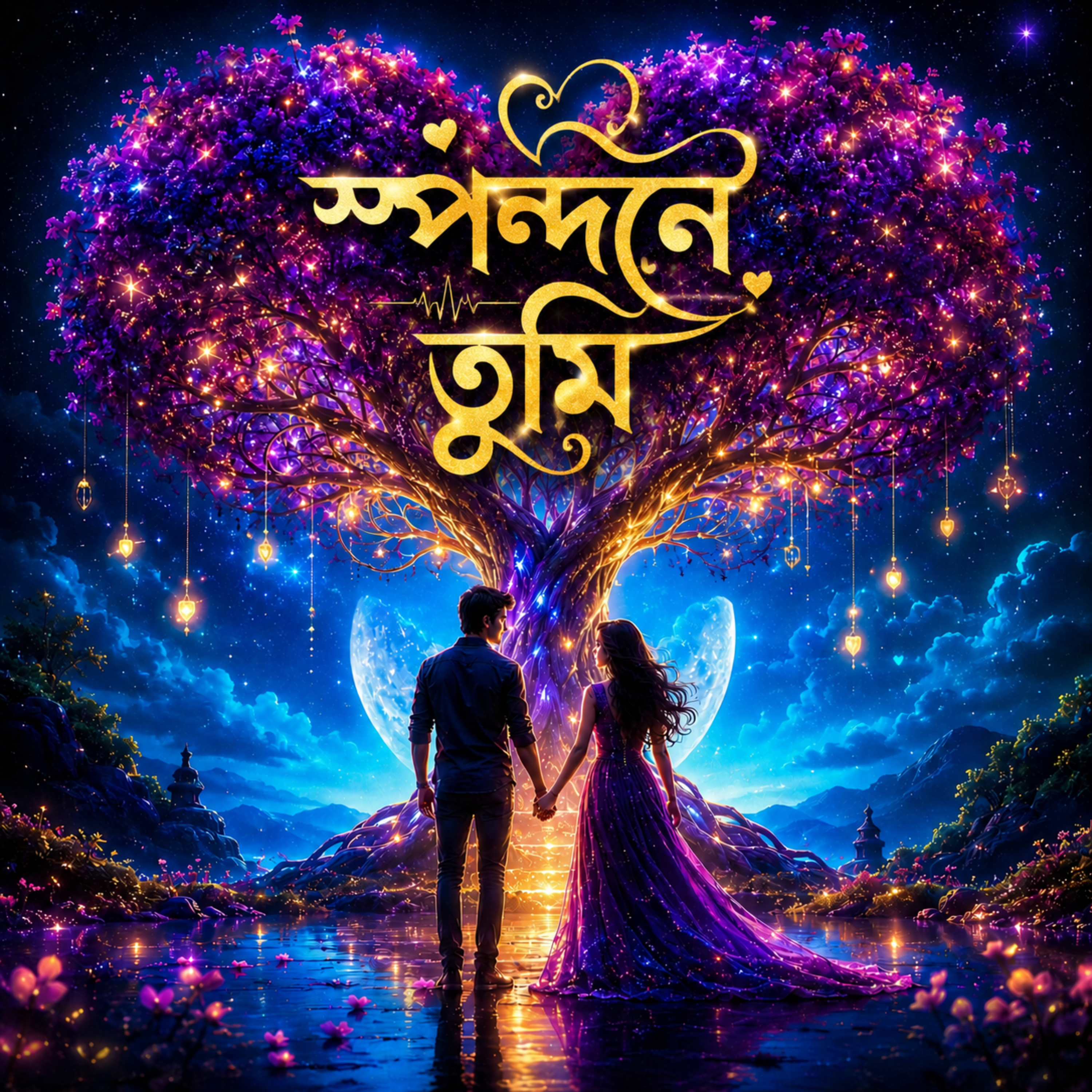 স্পন্দনে তুমি (Spondone Tumi) by Rabiul Karim cover art