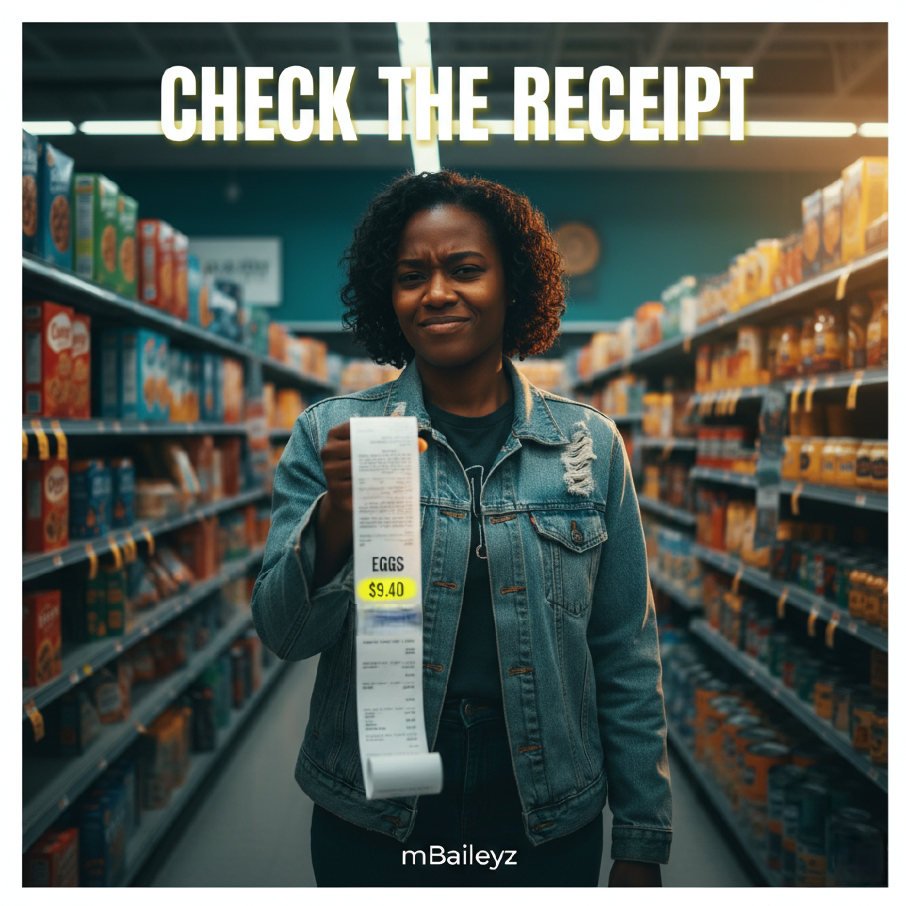 CHECK THAT RECEIPT artwork