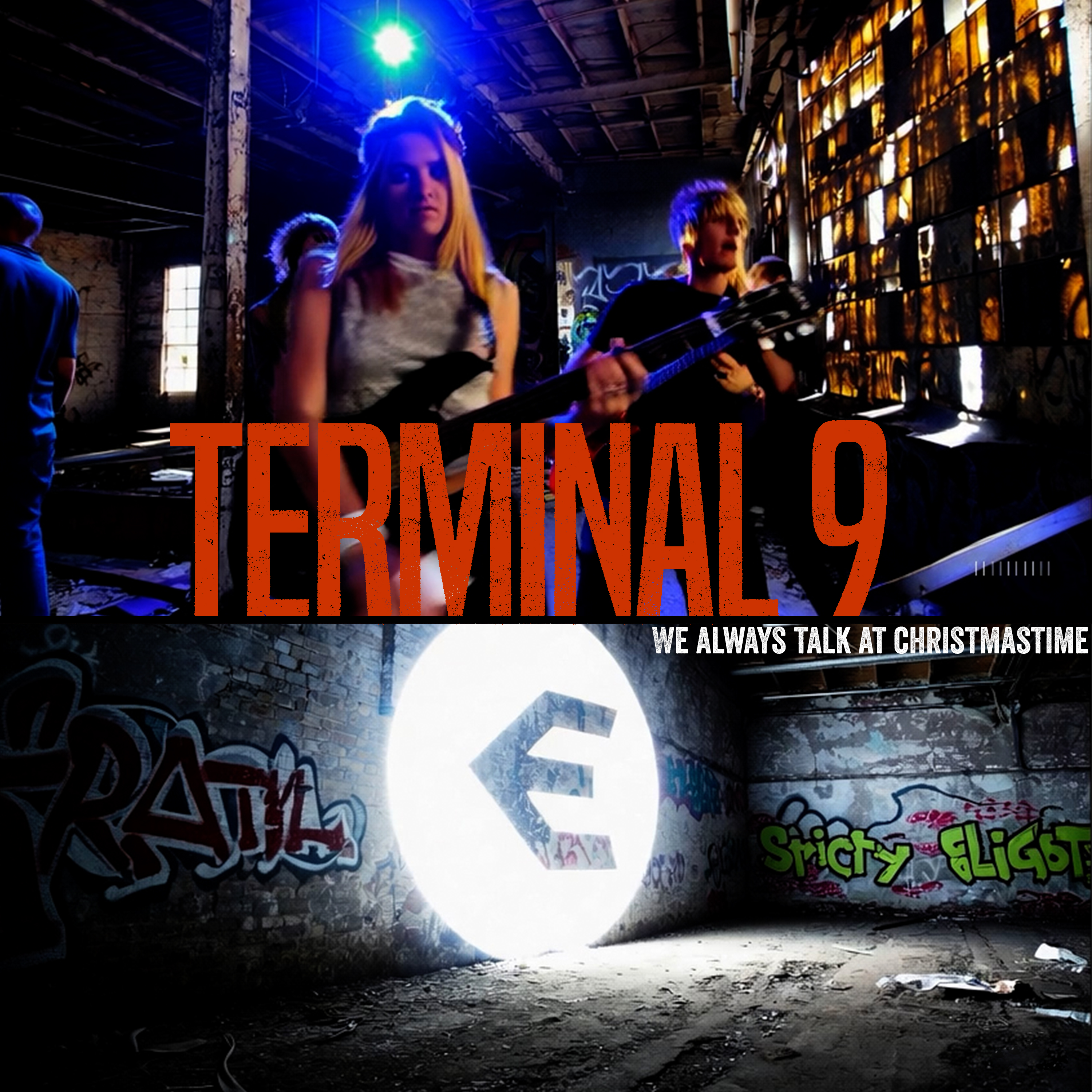 We always talk at Christmastime artwork