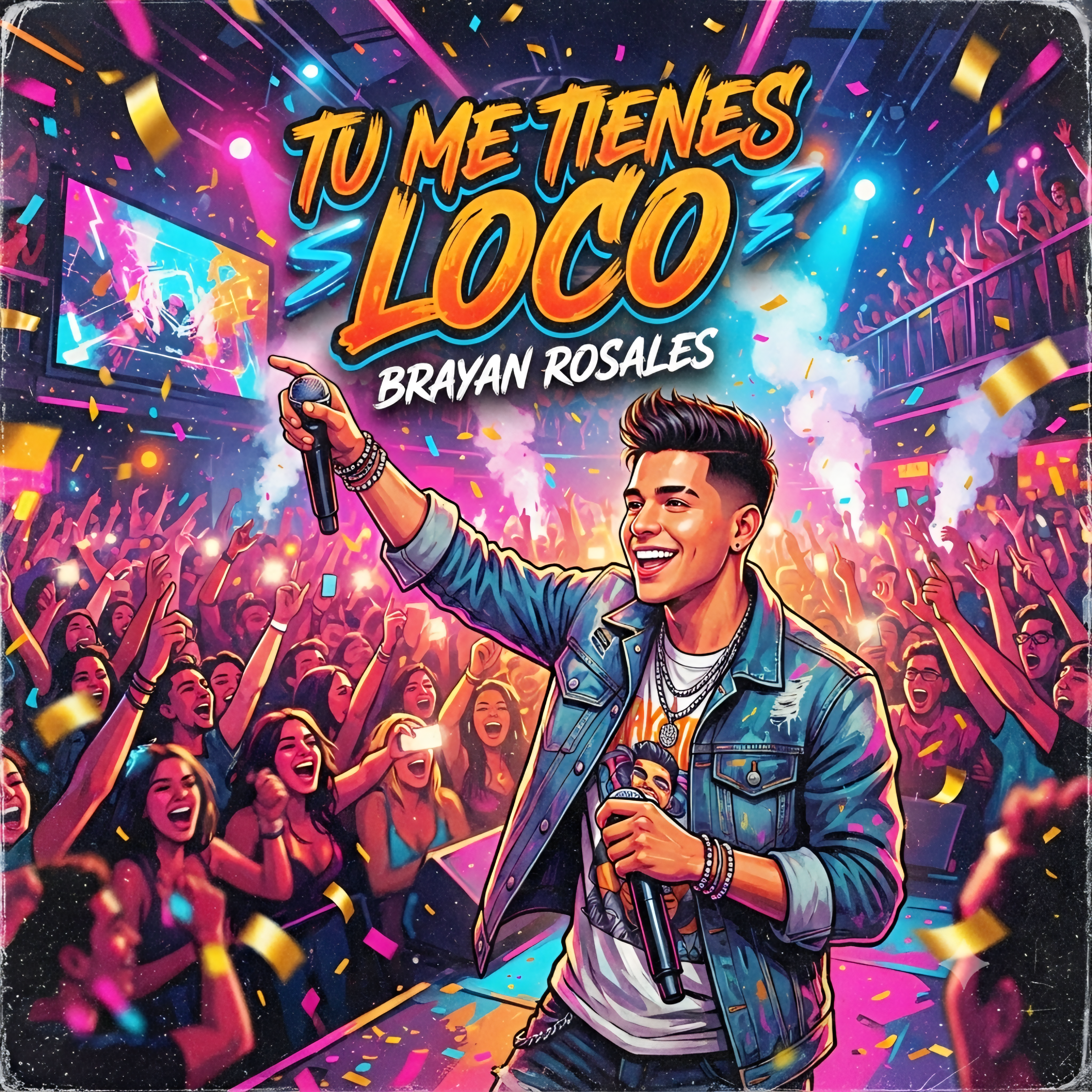 Tu me tienes loco by Brayan Rosales cover art