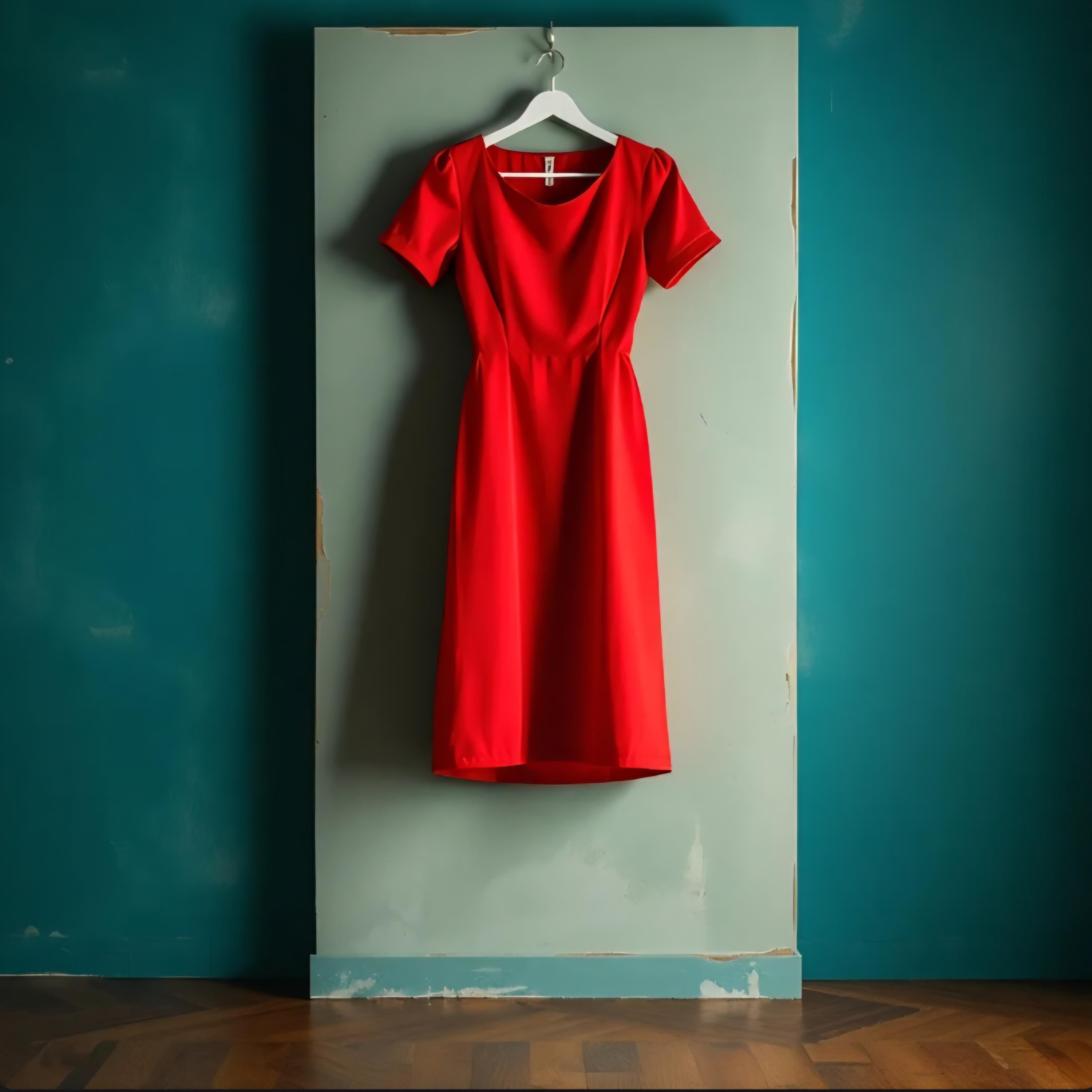 red dress artwork