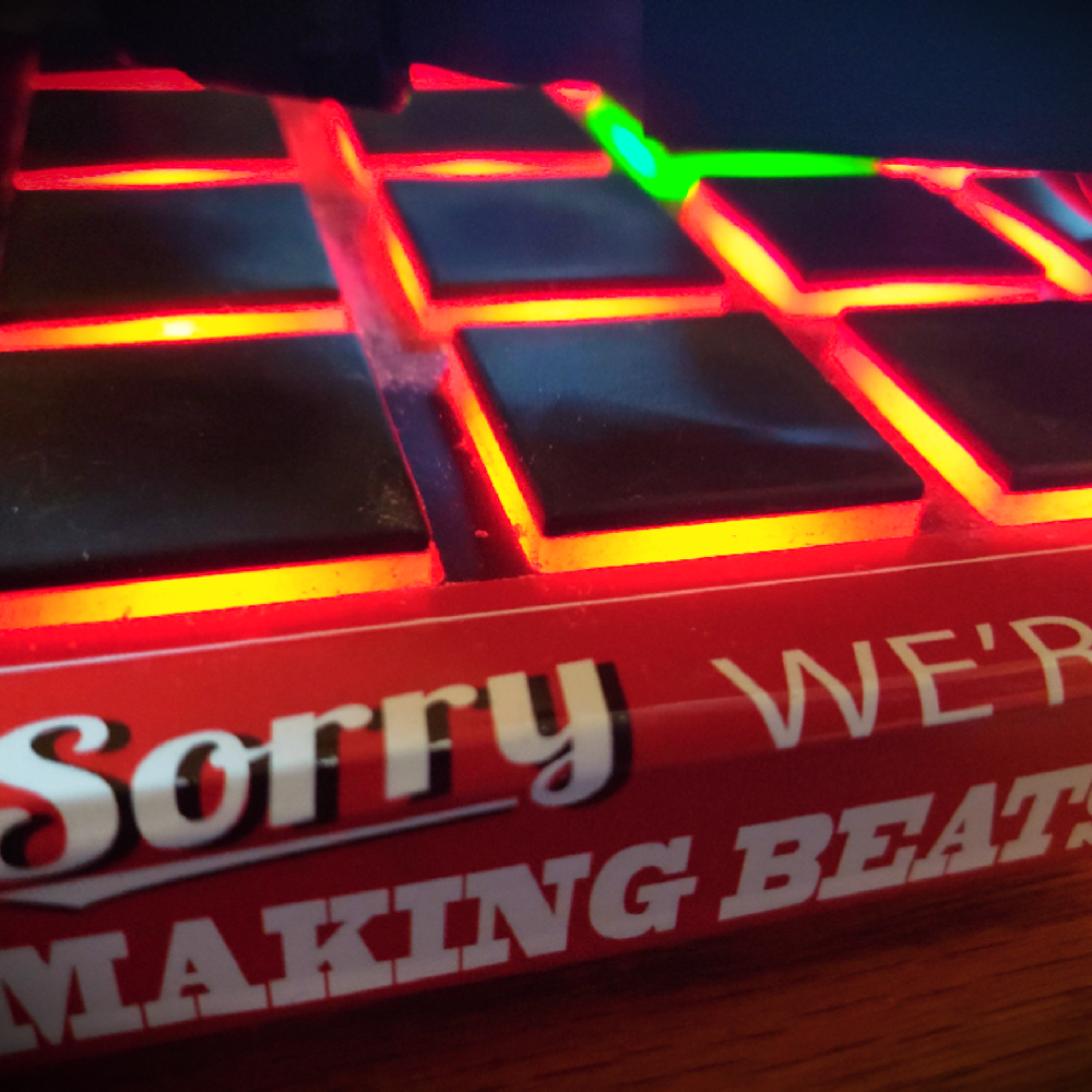 SORRY WE'RE MAKING BEATS artwork