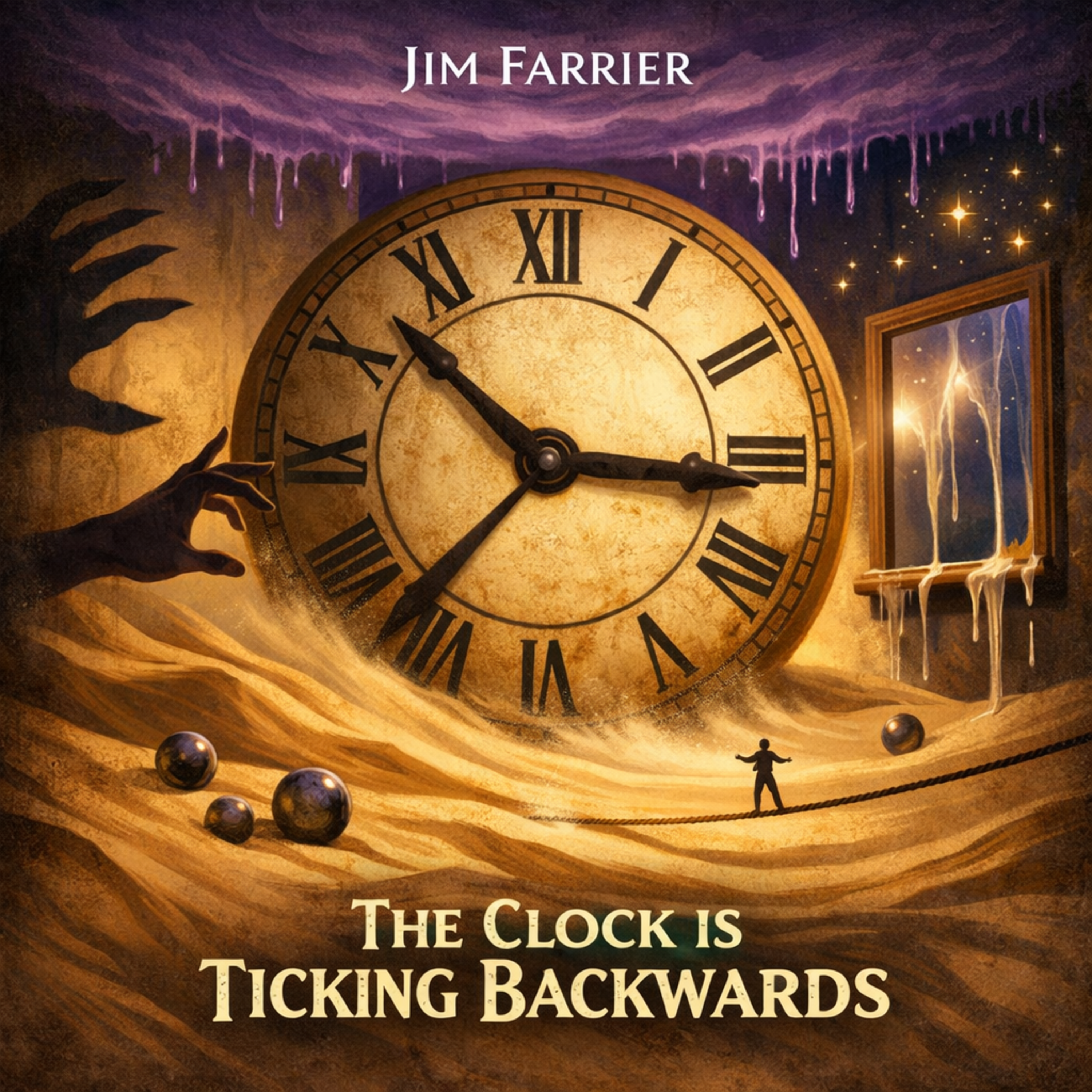 The Clock is Ticking Backwards artwork