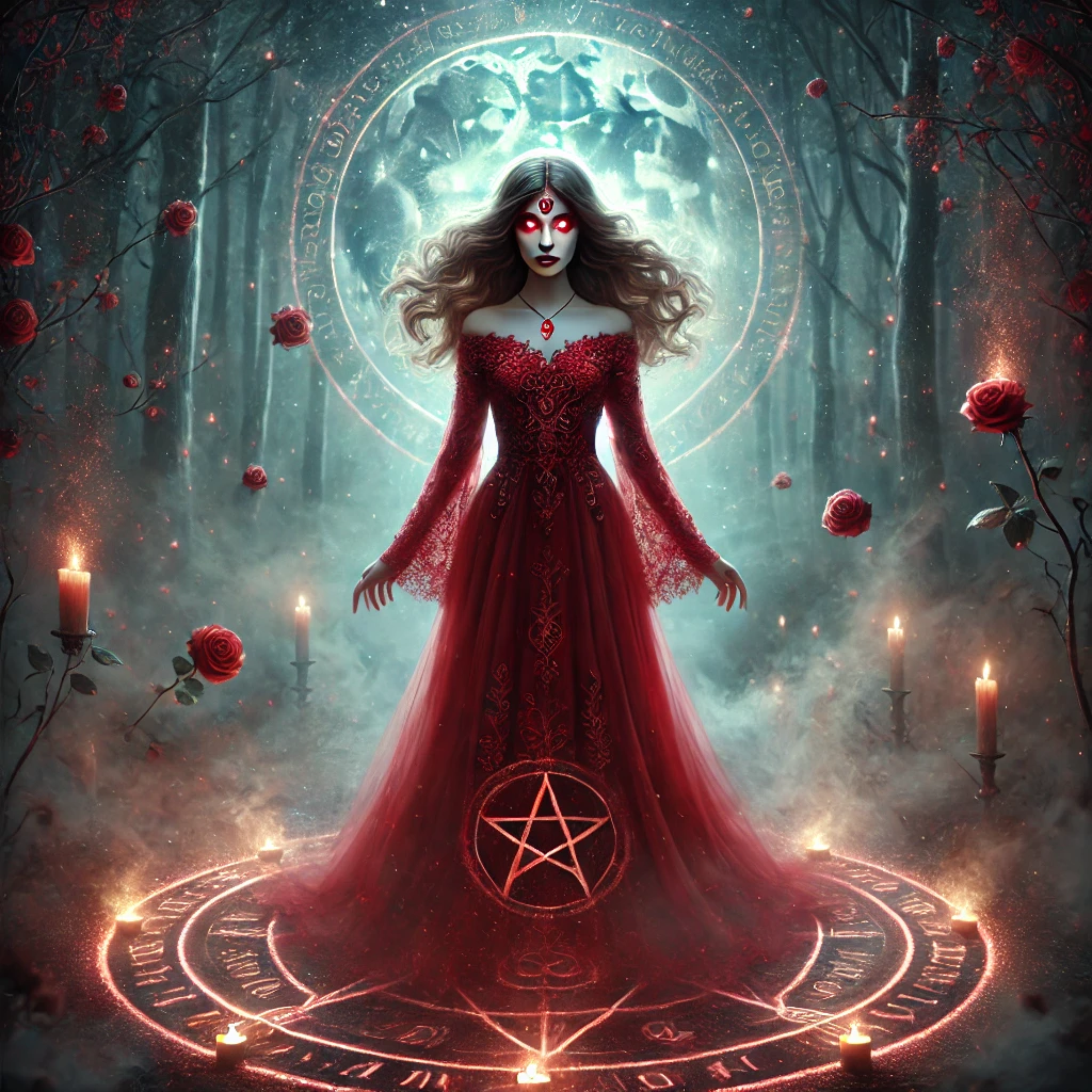 The Lady In Red artwork