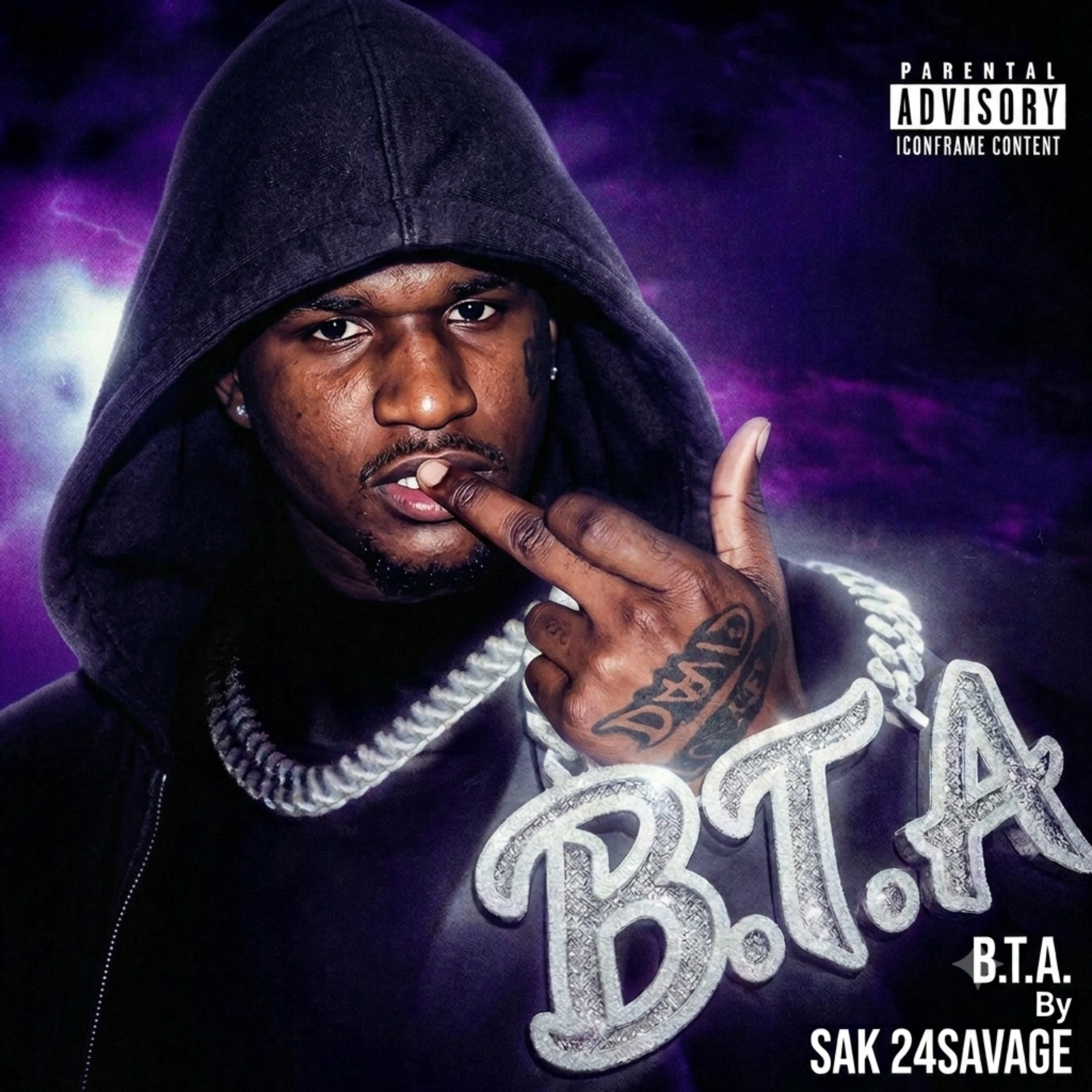 B.T.A by sak 24savage cover art