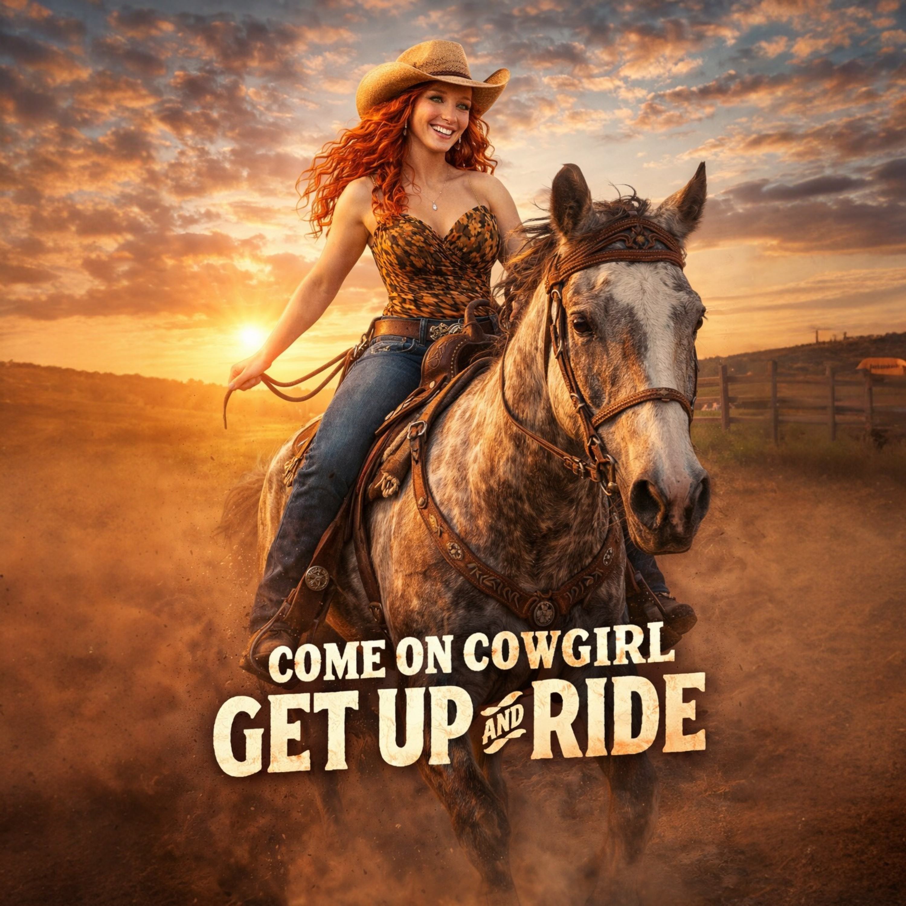 Come On Cowgirl, Get Up and Ride! artwork