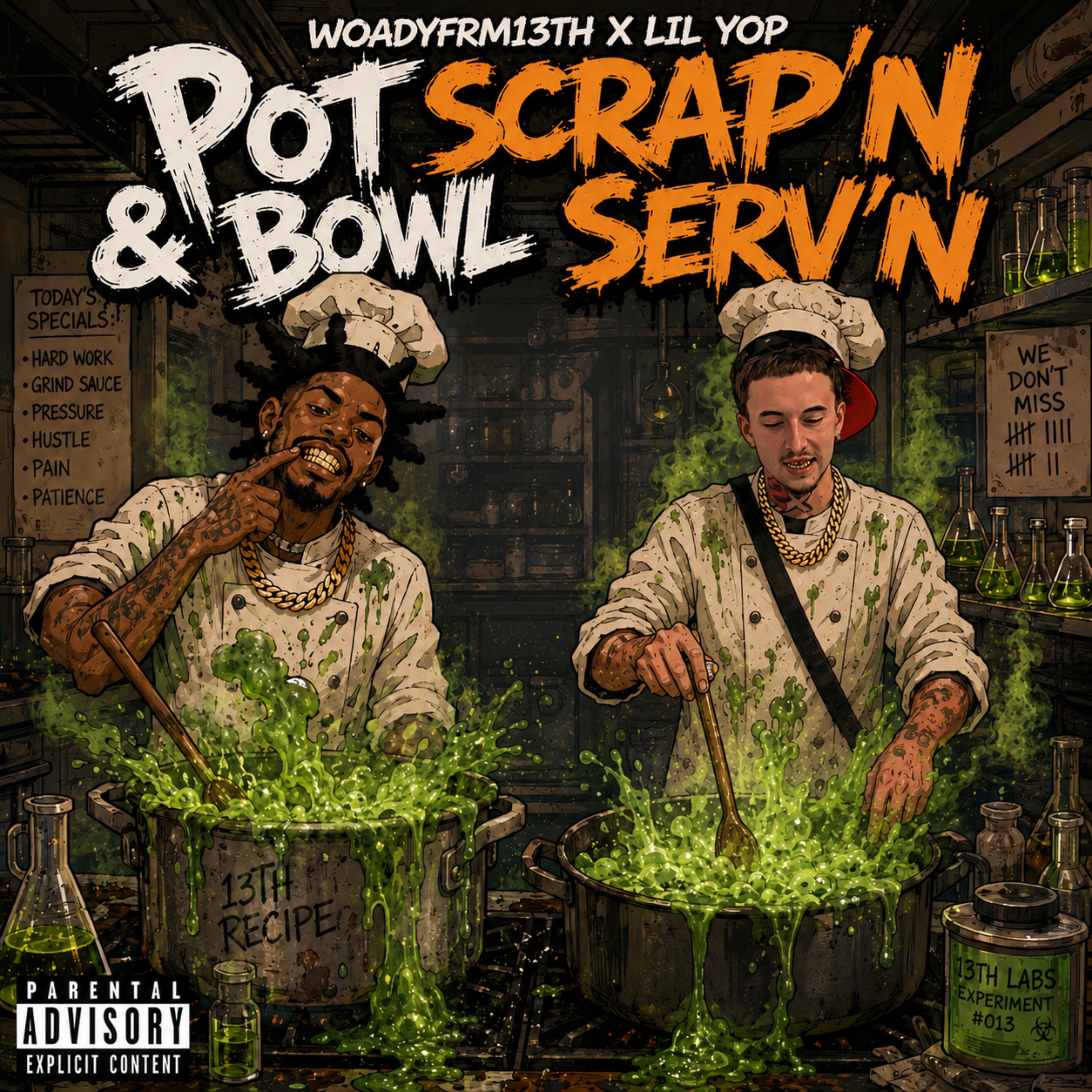 Pot scrap’n & Bowl serv’n by Lil Yop cover art
