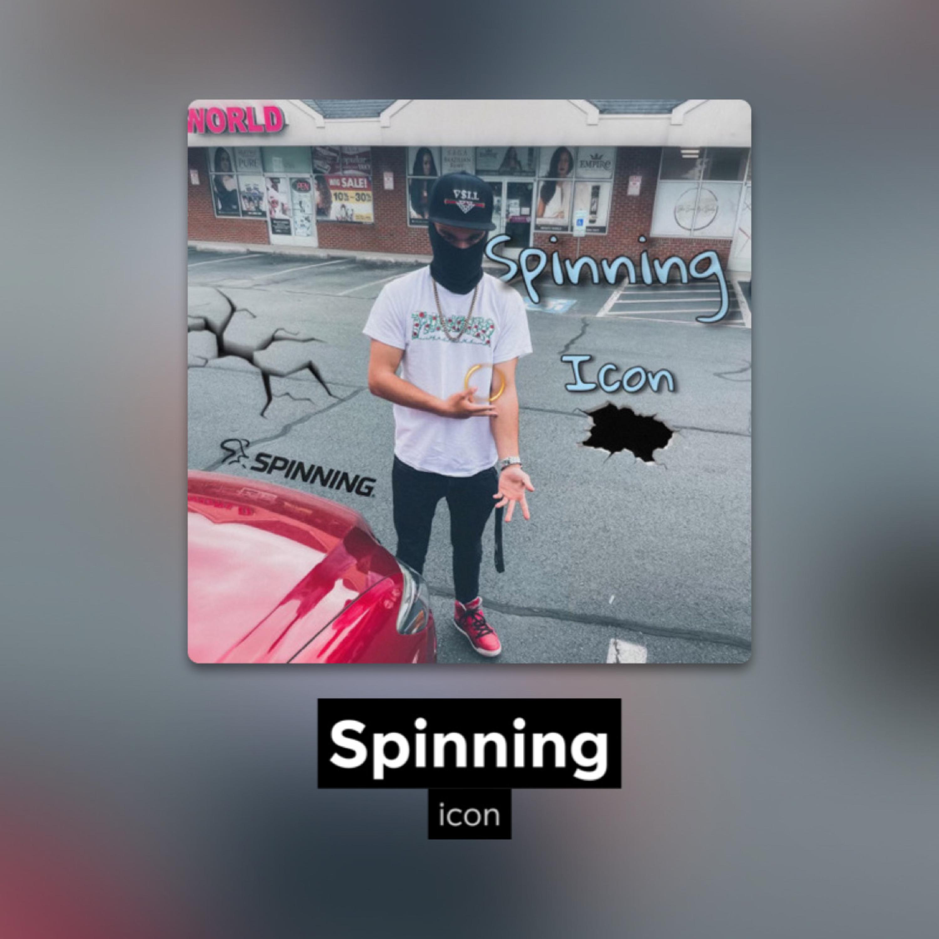 Spinning artwork