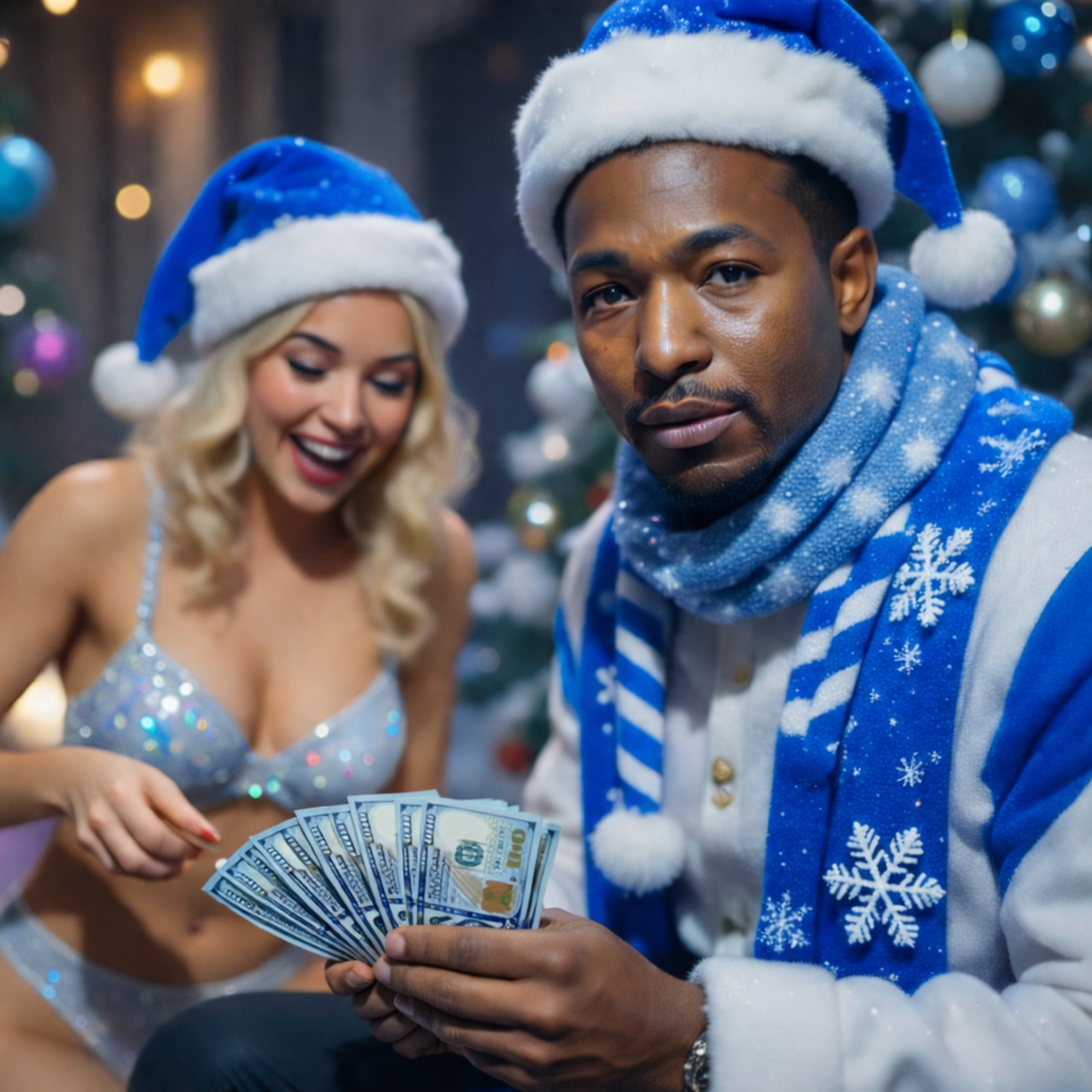 Santa Claus, Pimpin ( Christmas In The Trenches) artwork