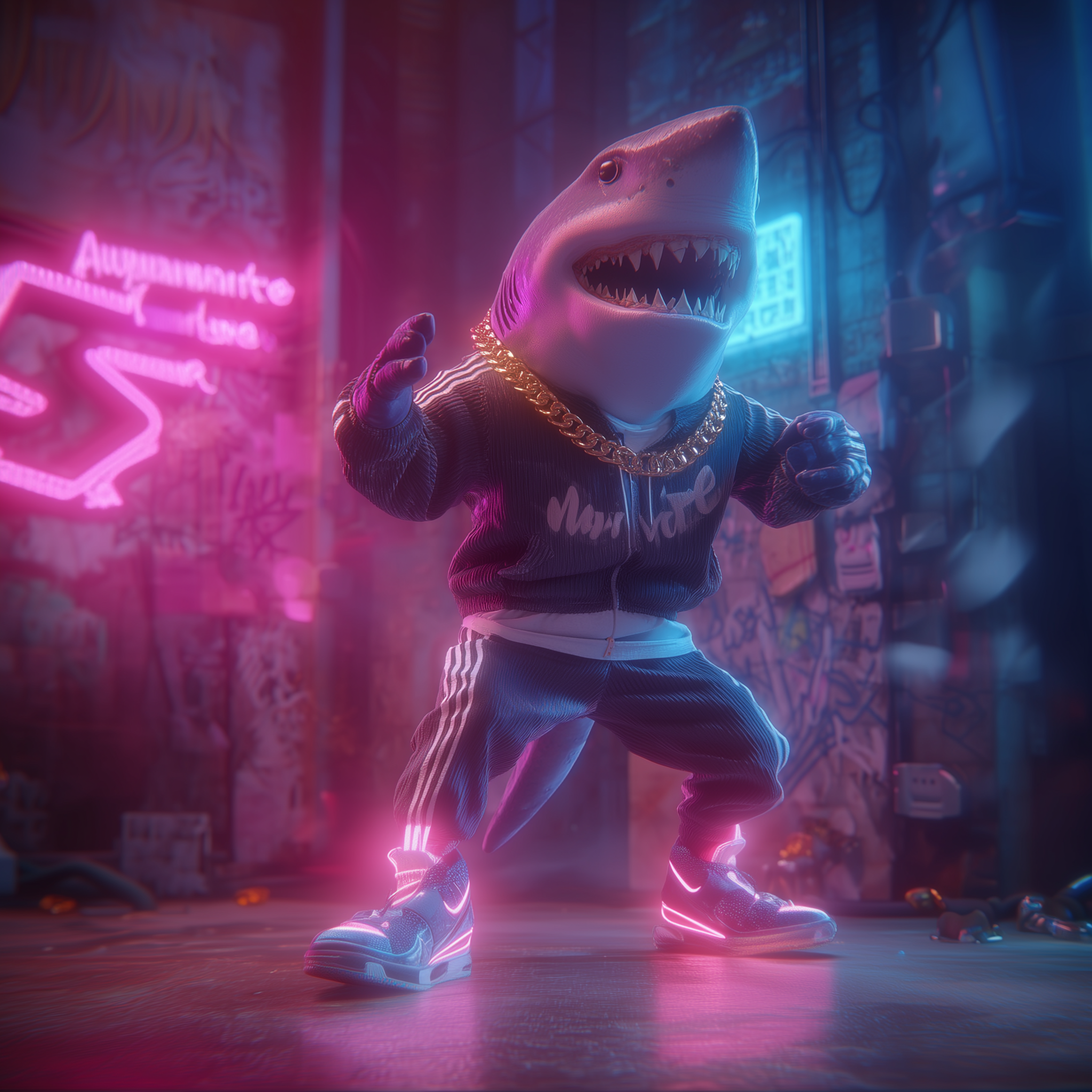 Tralalero Sharky Rap artwork
