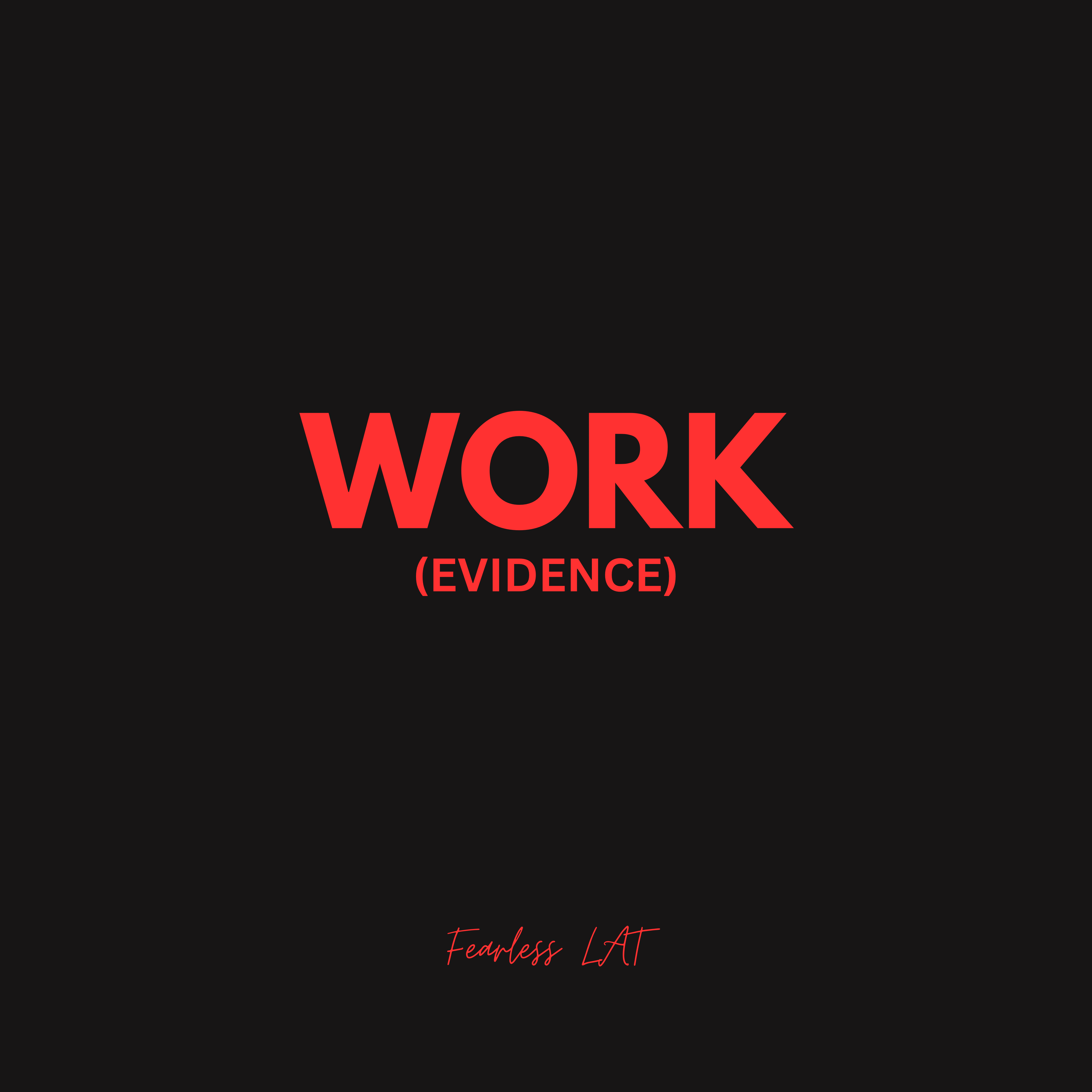 WORK (Evidence) artwork
