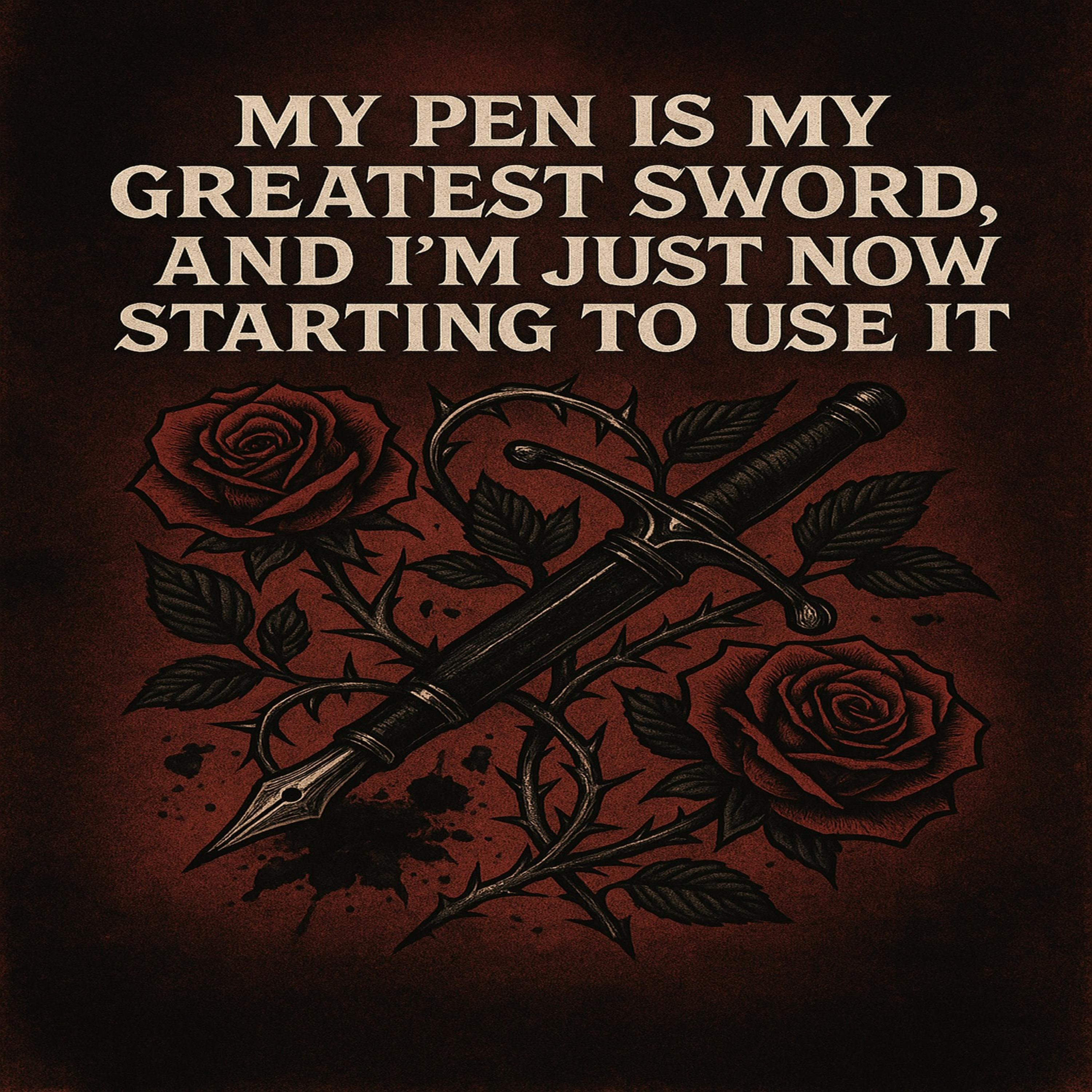 My Pen Is My Greatest Sword And I’m Just Now Starting To Use It artwork