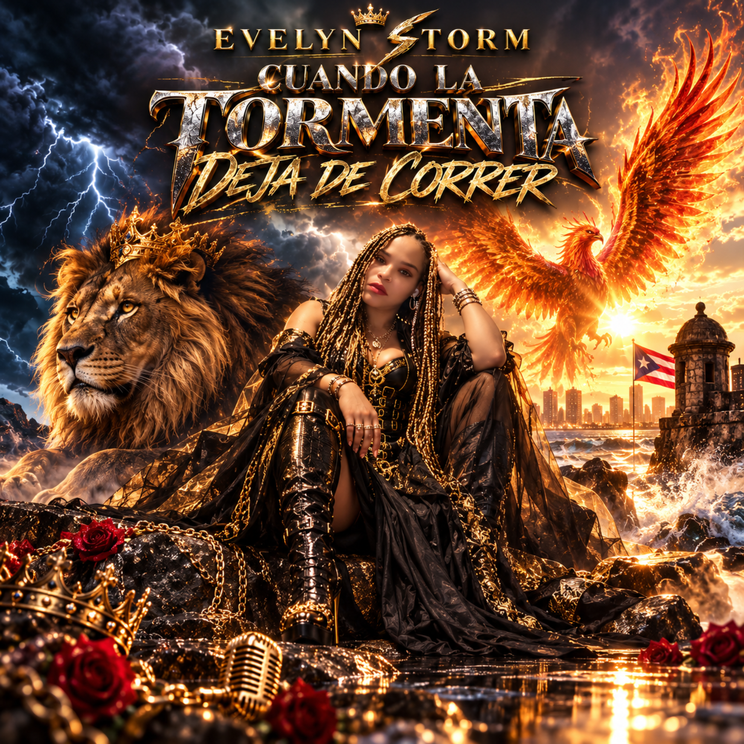 CUANDO LA TORMENTA DEJA DE CORRER by Evelyn Storm cover art
