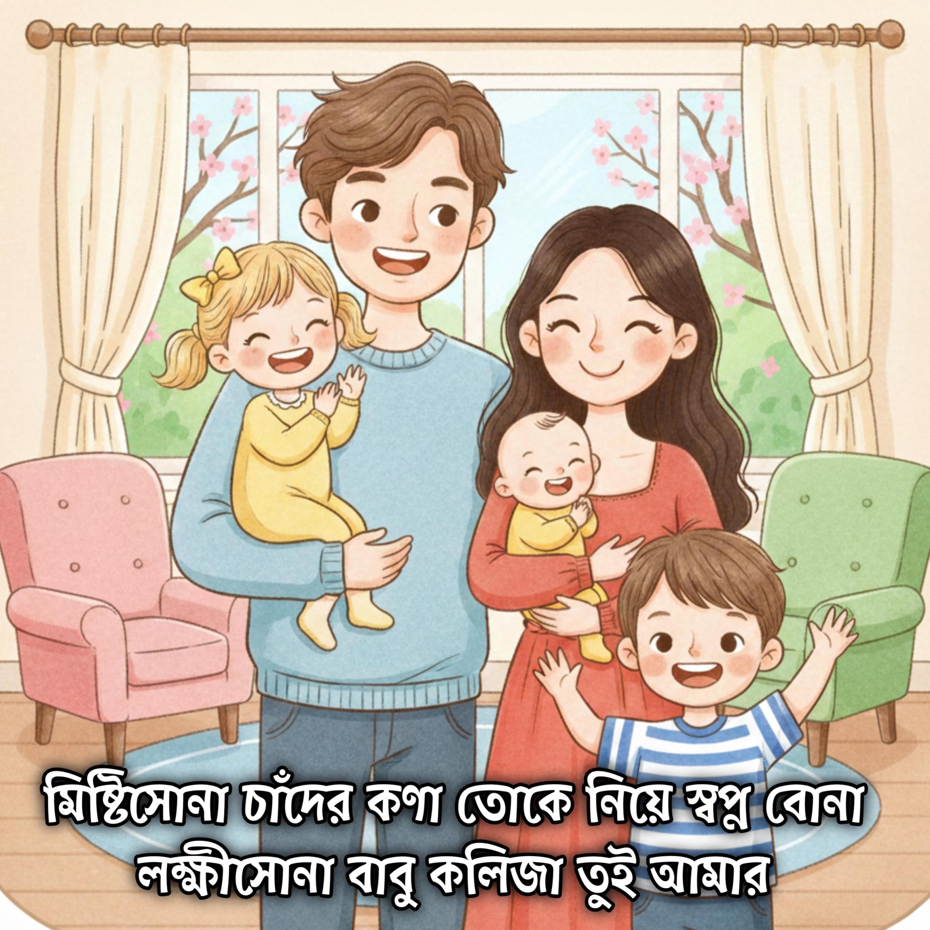 মিষ্টিসোনা চাঁদের কণা তোকে নিয়ে স্বপ্ন বোনা লক্ষীসোনা বাবু কলিজা তুই আমার | Misty Sona Cader Kona Toke Niye Shopno Bona Lokkhi Sona Babu Kolija Tui Amar by Mubin TusHar cover art