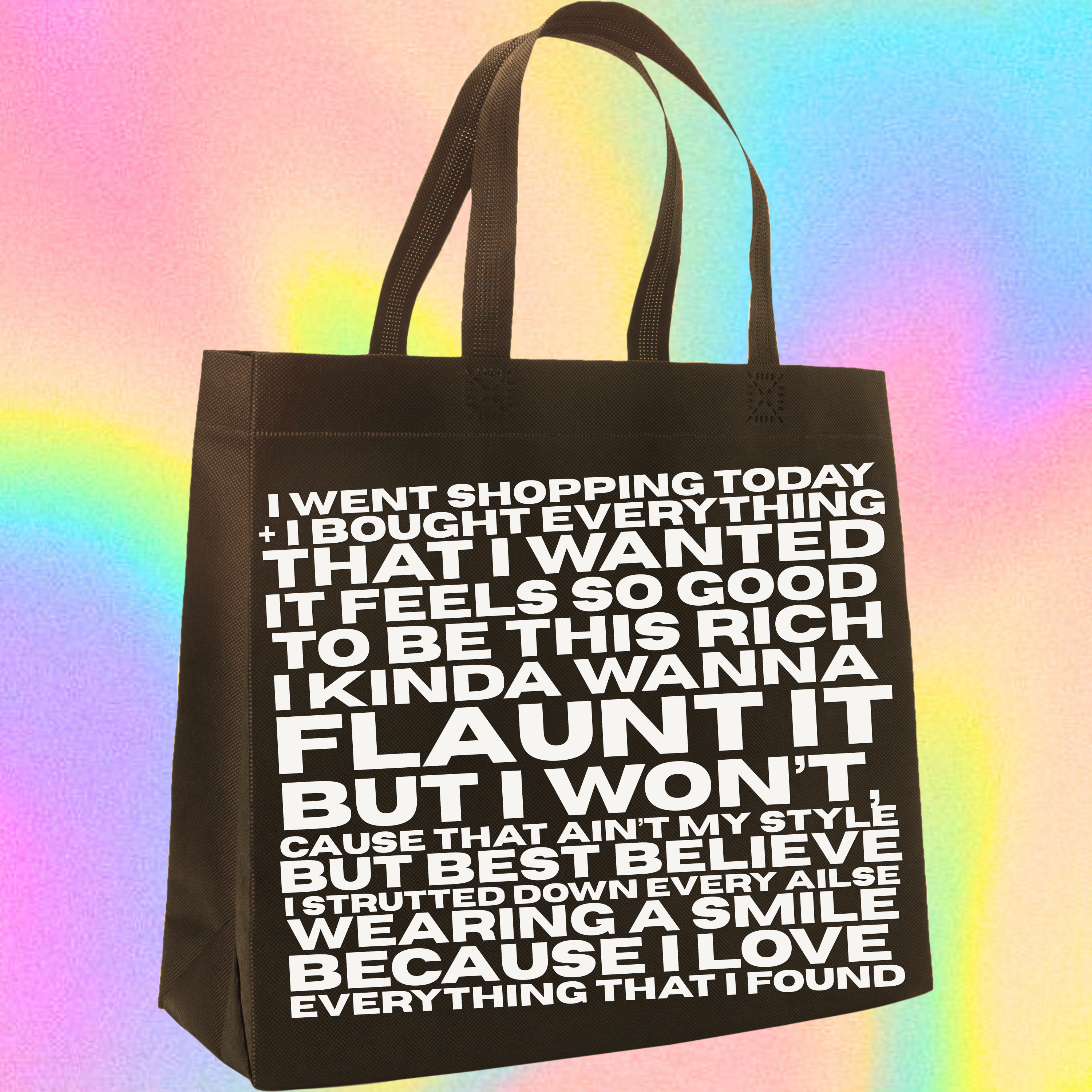 i went shopping today artwork