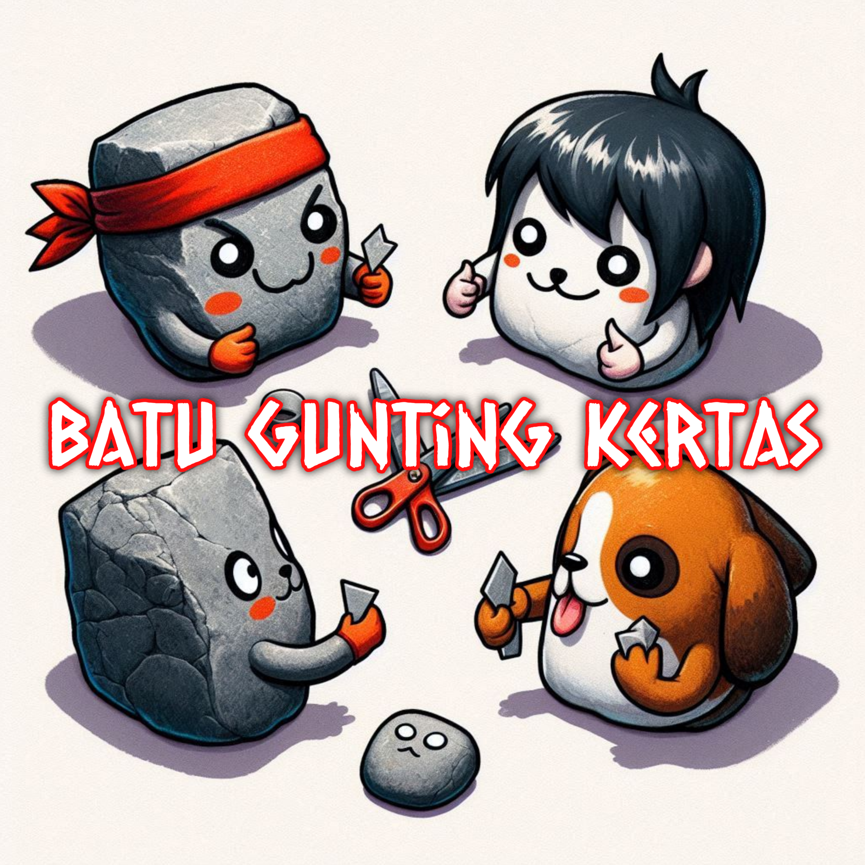 Batu Gunting Kertas artwork