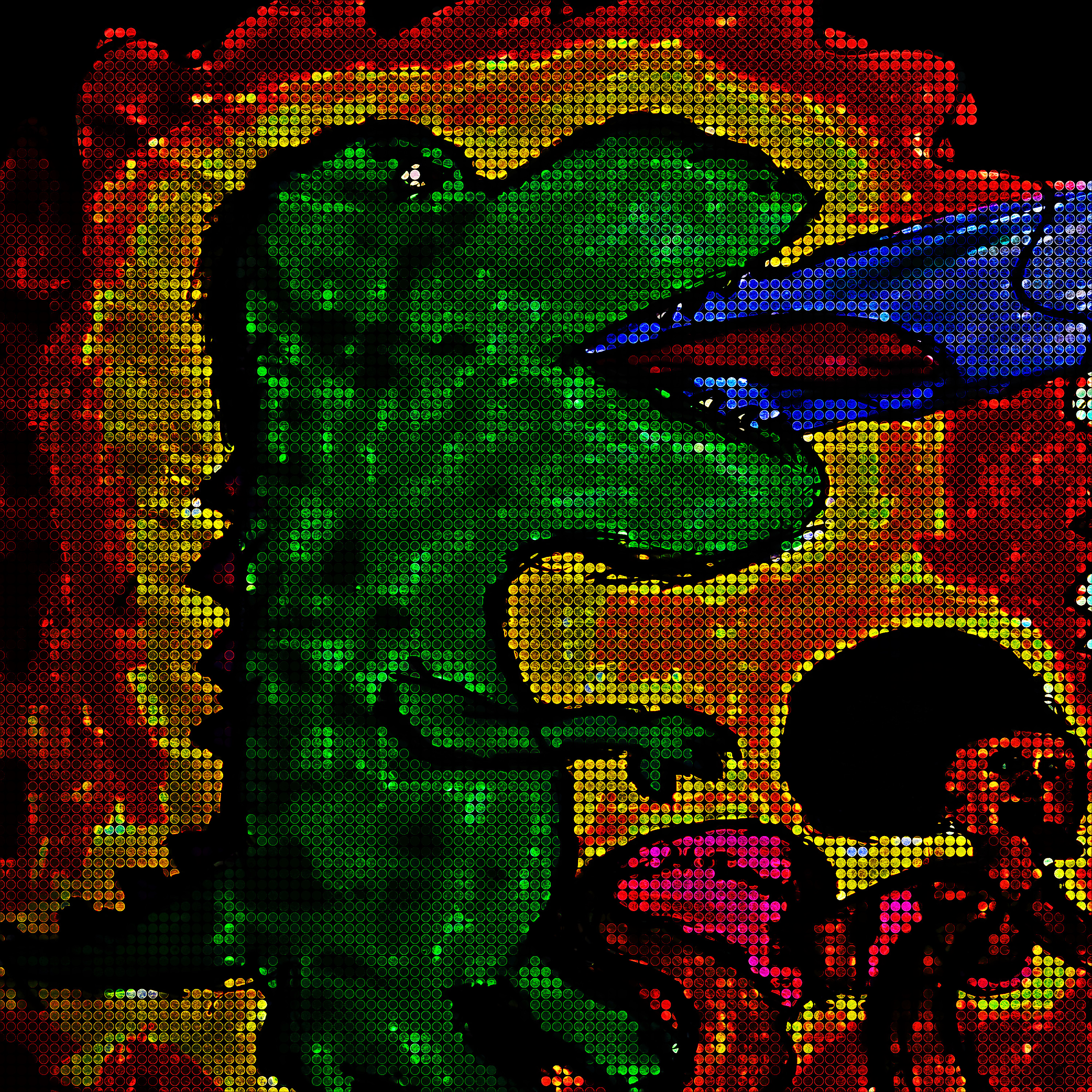 GODZILLA IZ THA ONLY ONE THAT CAN TAME MEGAN artwork