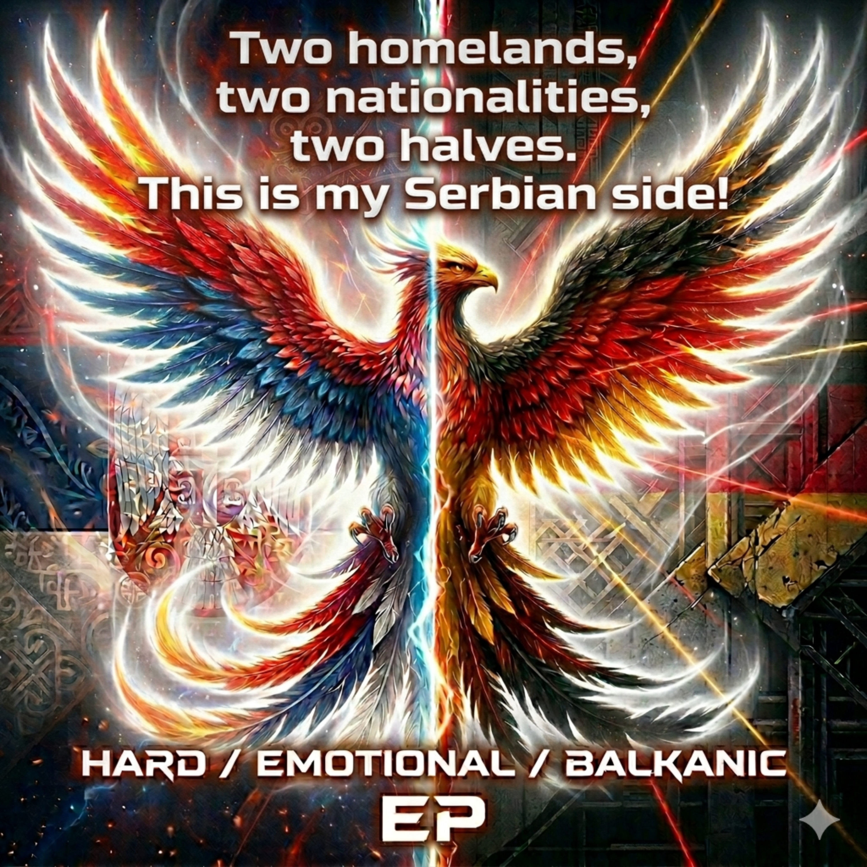 Two homelands, two nationalities, two halves. This is my Serbian side! by RisenPhoeniX cover art