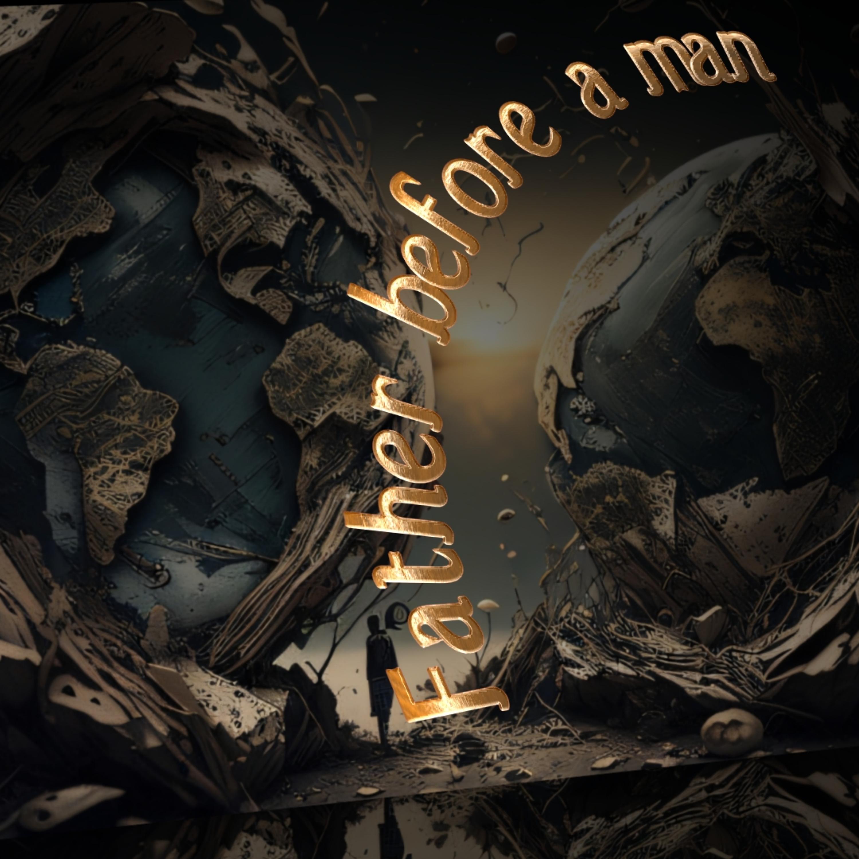 Father before a man artwork